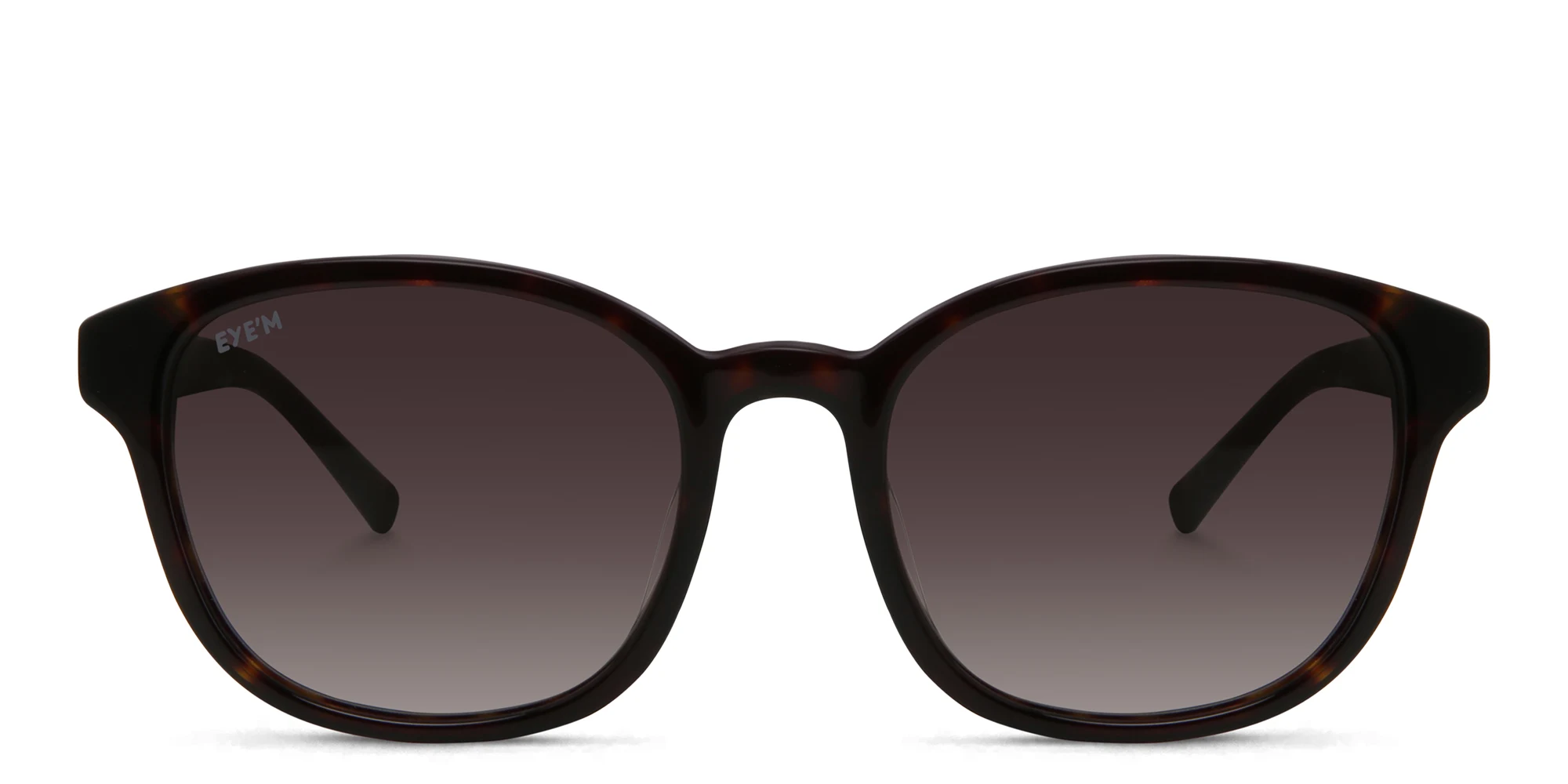 Shop EYE'M Round Sunglasses in Brown online.