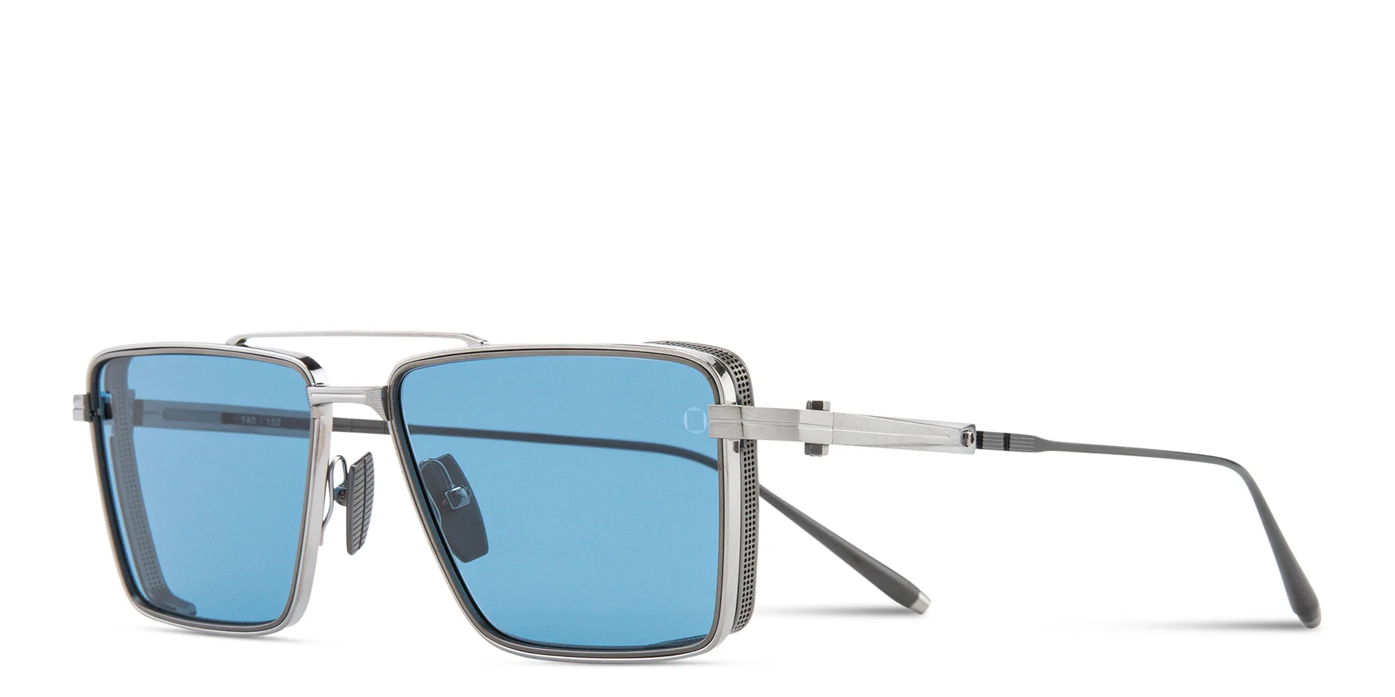 Shop AKONI Sprint-A Unisex Square Sunglasses in Black online.