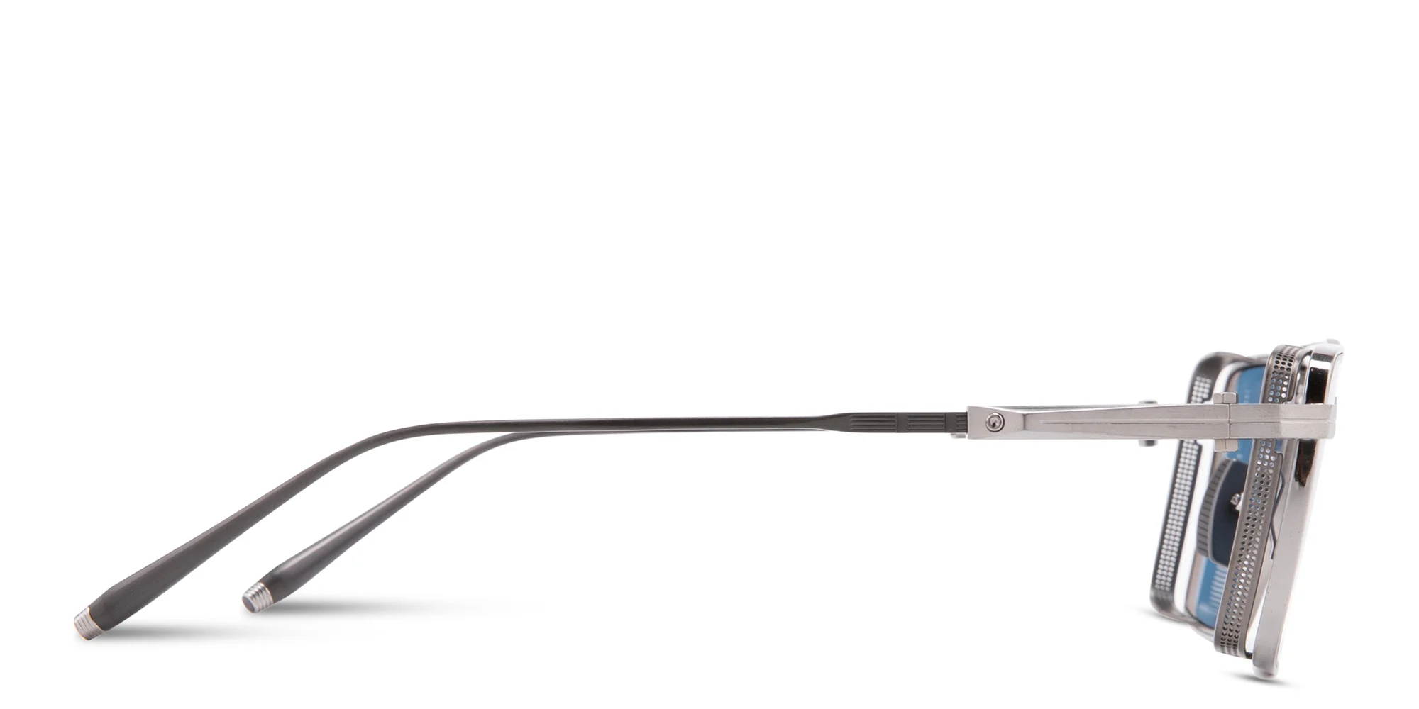 Shop AKONI Sprint-A Unisex Square Sunglasses in Black online.