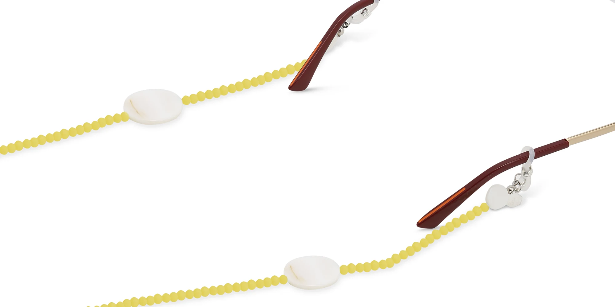 Shop The RICCI DISTRICT Crystals & Mother of Pearl Glasses Chain online.