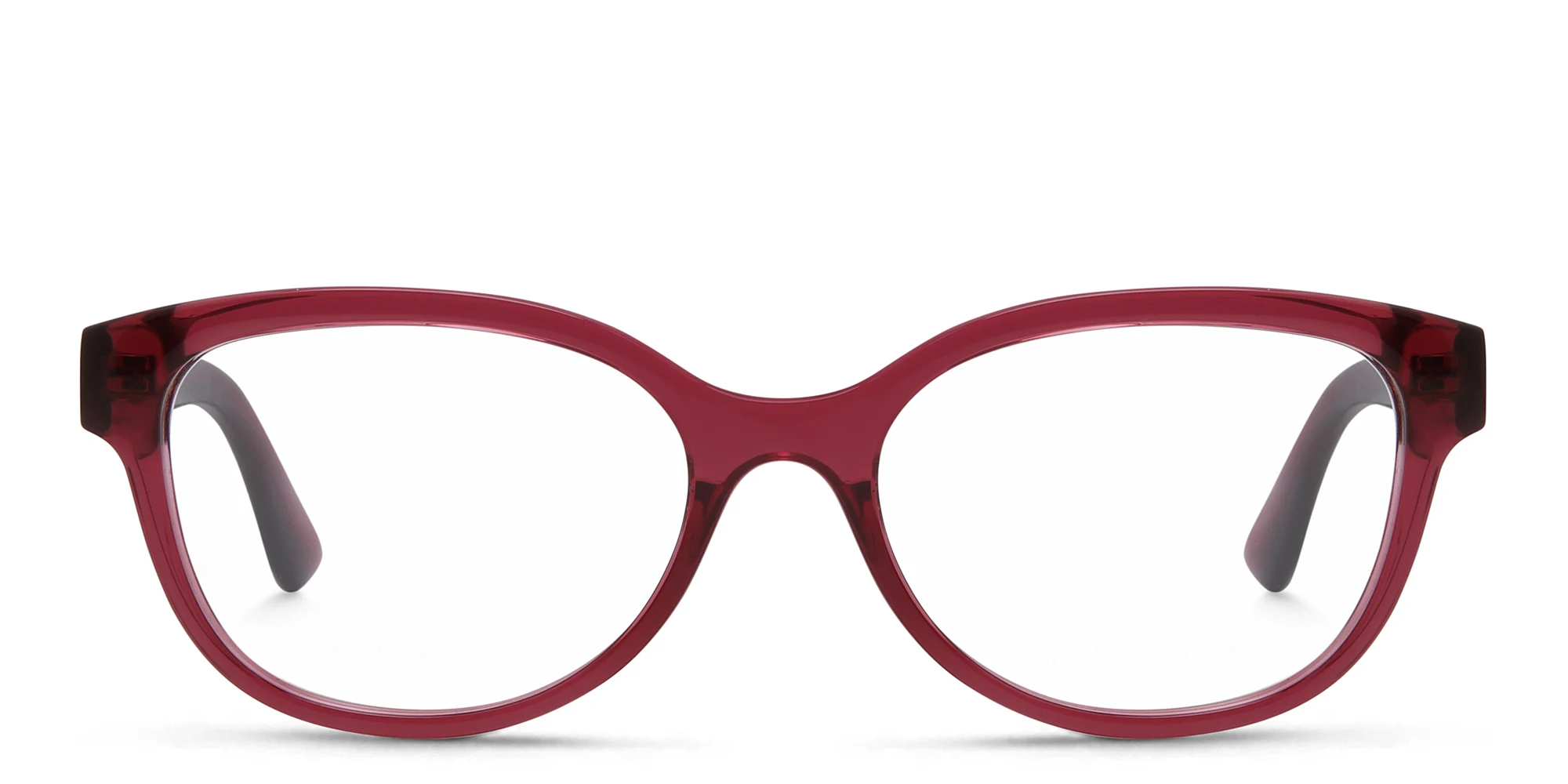 Shop GUCCI Square Eyeglasses in Red online.