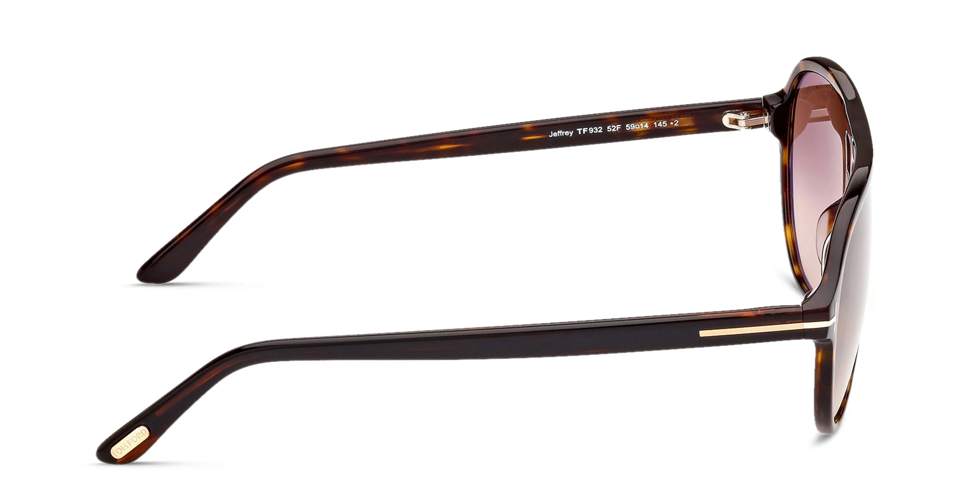 Shop TOM FORD Jeffrey Pilot Sunglasses in Dark Havana online.
