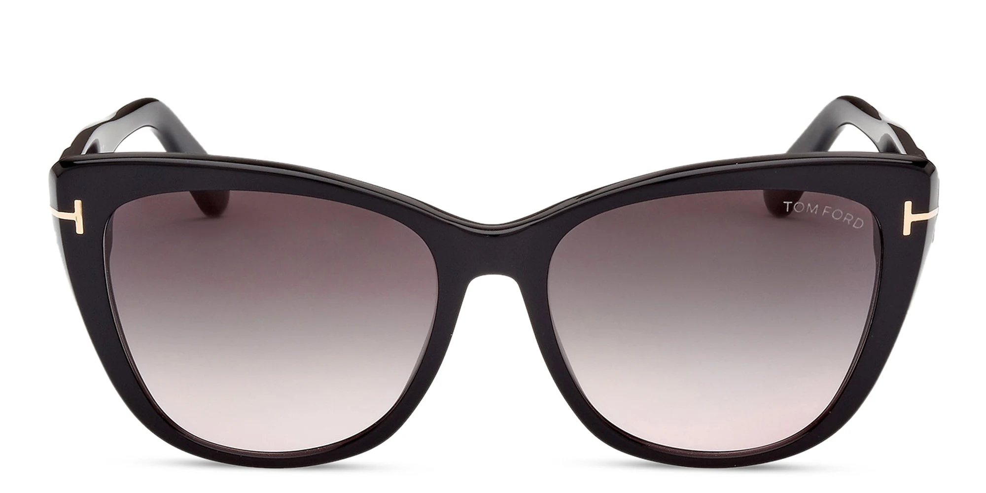 Shop TOM FORD Cat-Eye Sunglasses in Shiny Black online.