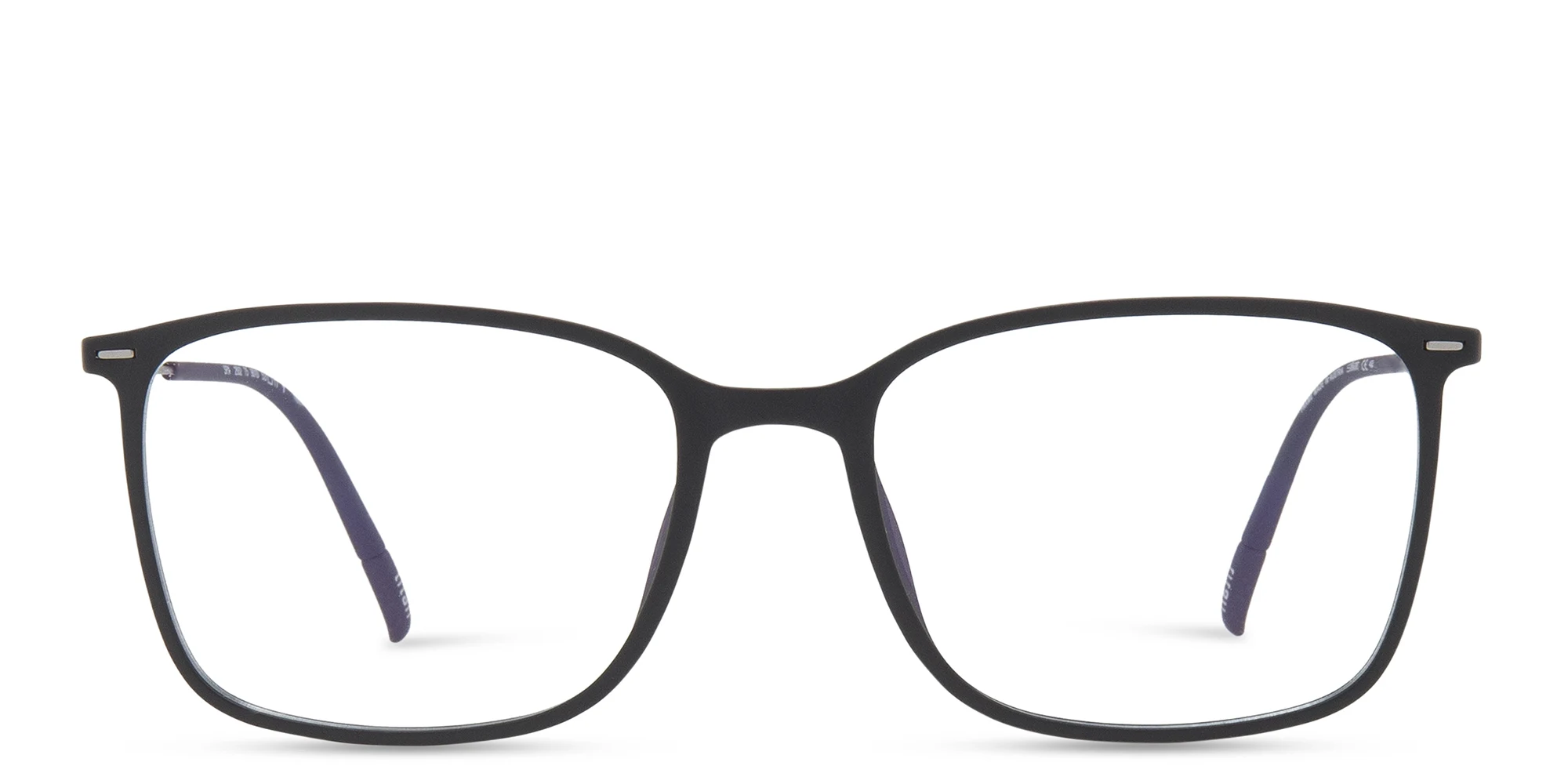 Shop Silhouette Square Eyeglasses in Black online.