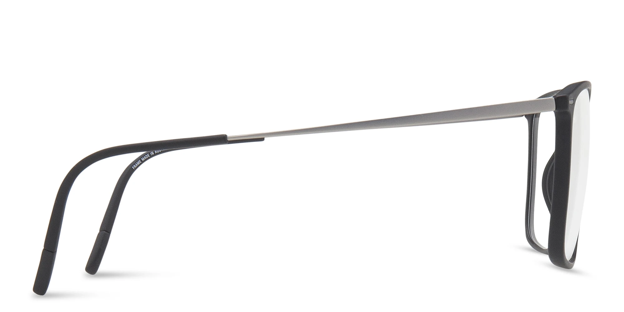 Shop Silhouette Square Eyeglasses in Black online.