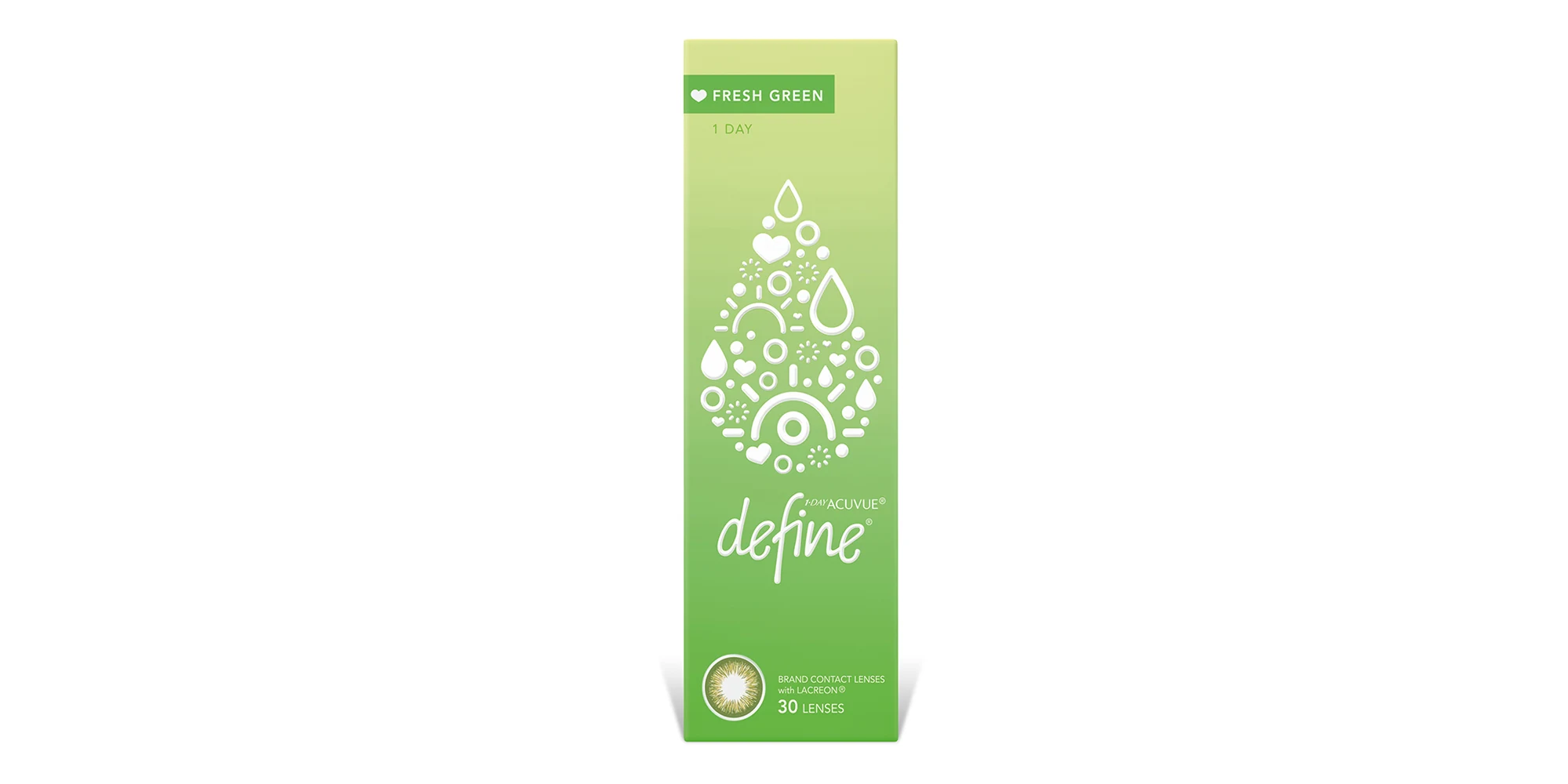 Shop ACUVUE 1-Day  Define Fresh Color Contact Lenses - Green online.