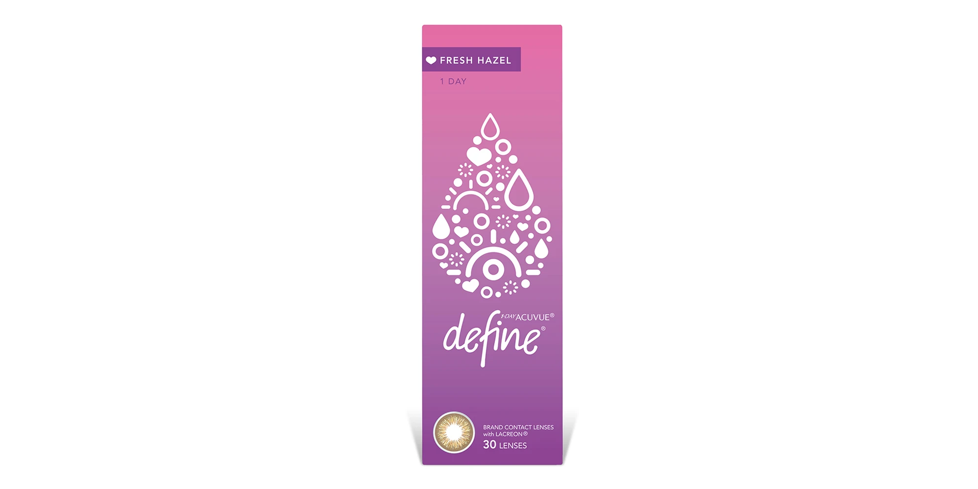 Shop ACUVUE 1-Day Define Fresh Color Contact Lenses - Hazel online.