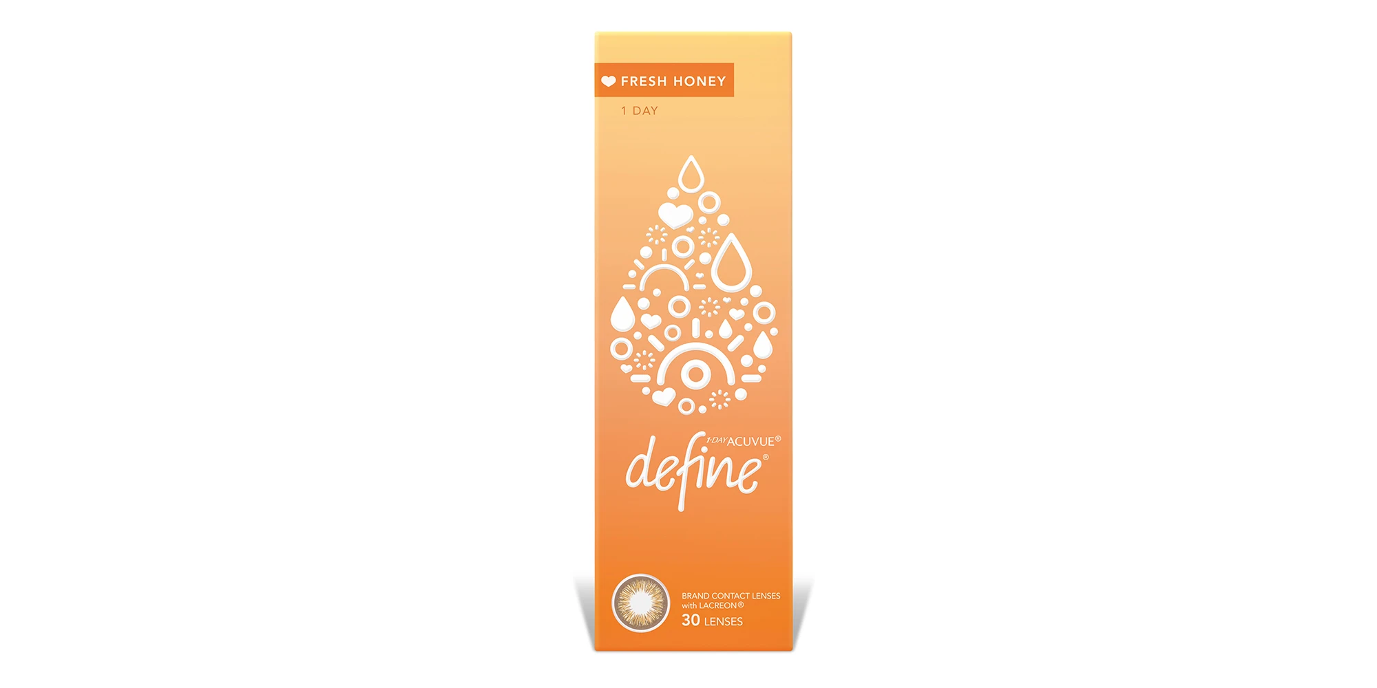Shop ACUVUE 1-Day Define Fresh Color Contact Lenses - Honey online.