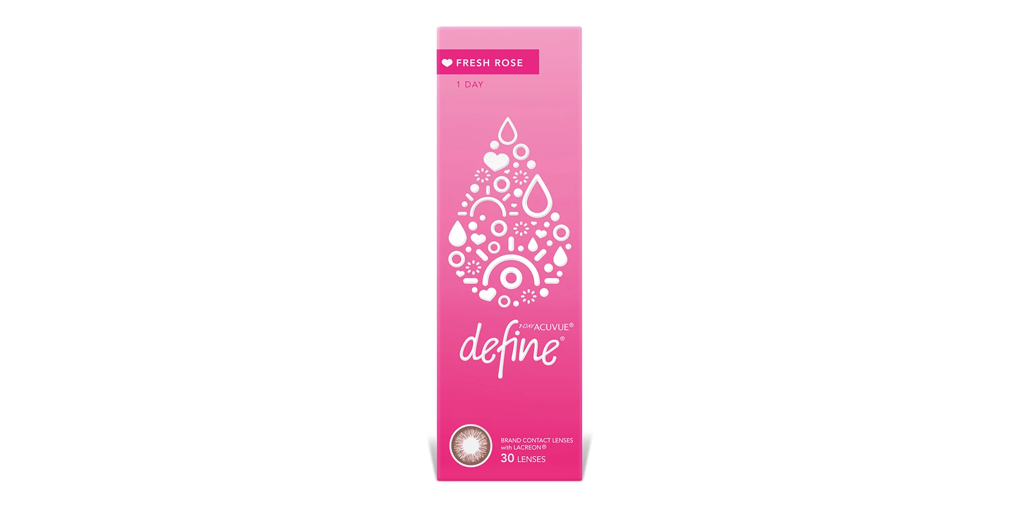 Shop ACUVUE 1-Day  Define Fresh Color Contact Lenses - Rose online.