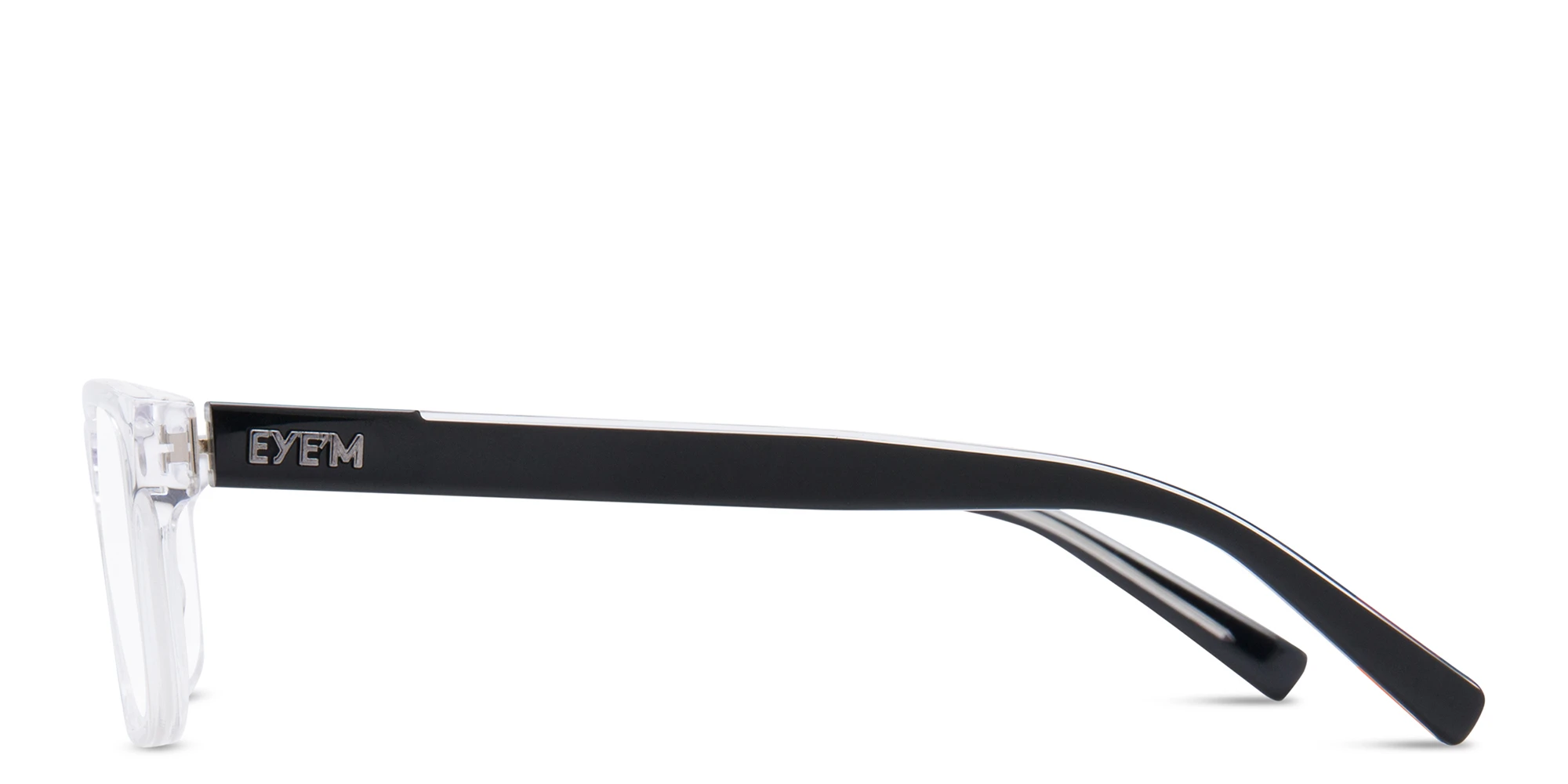 Shop EYE'M Rectangle Eyeglasses in Transparent online.