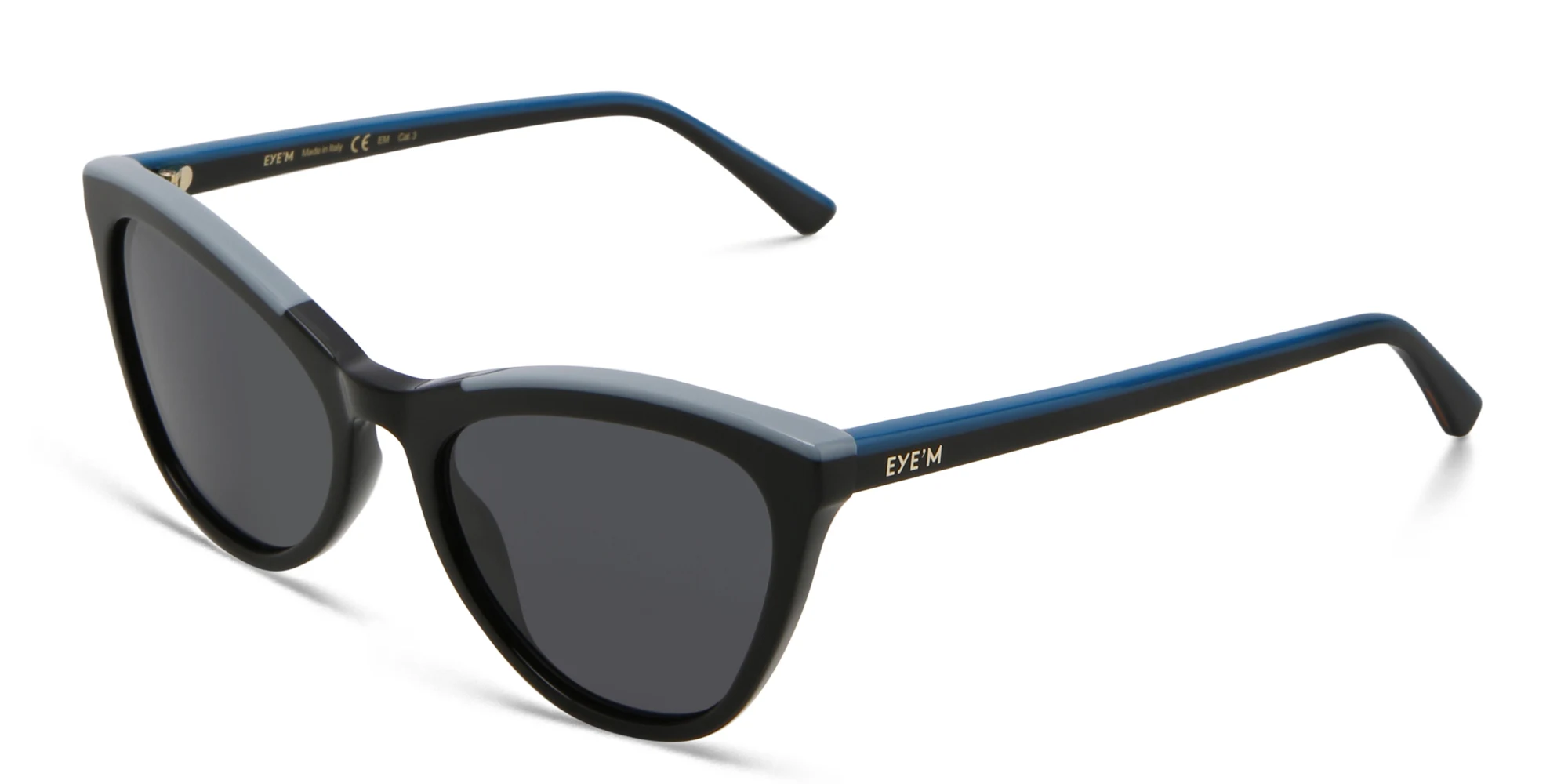 Shop EYE'M Cat Eye Sunglasses in Black online.
