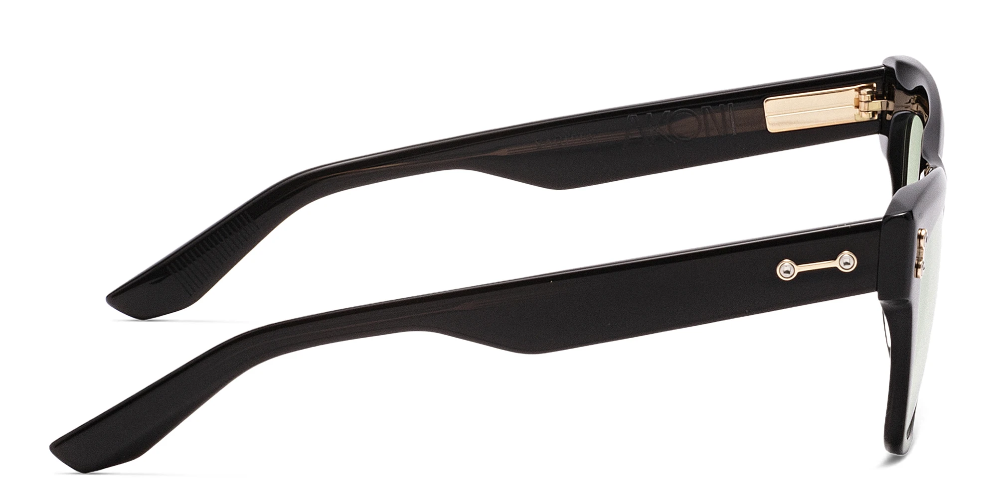 Shop AKONI Sagitta Cat Eye Eyeglasses in Black online.