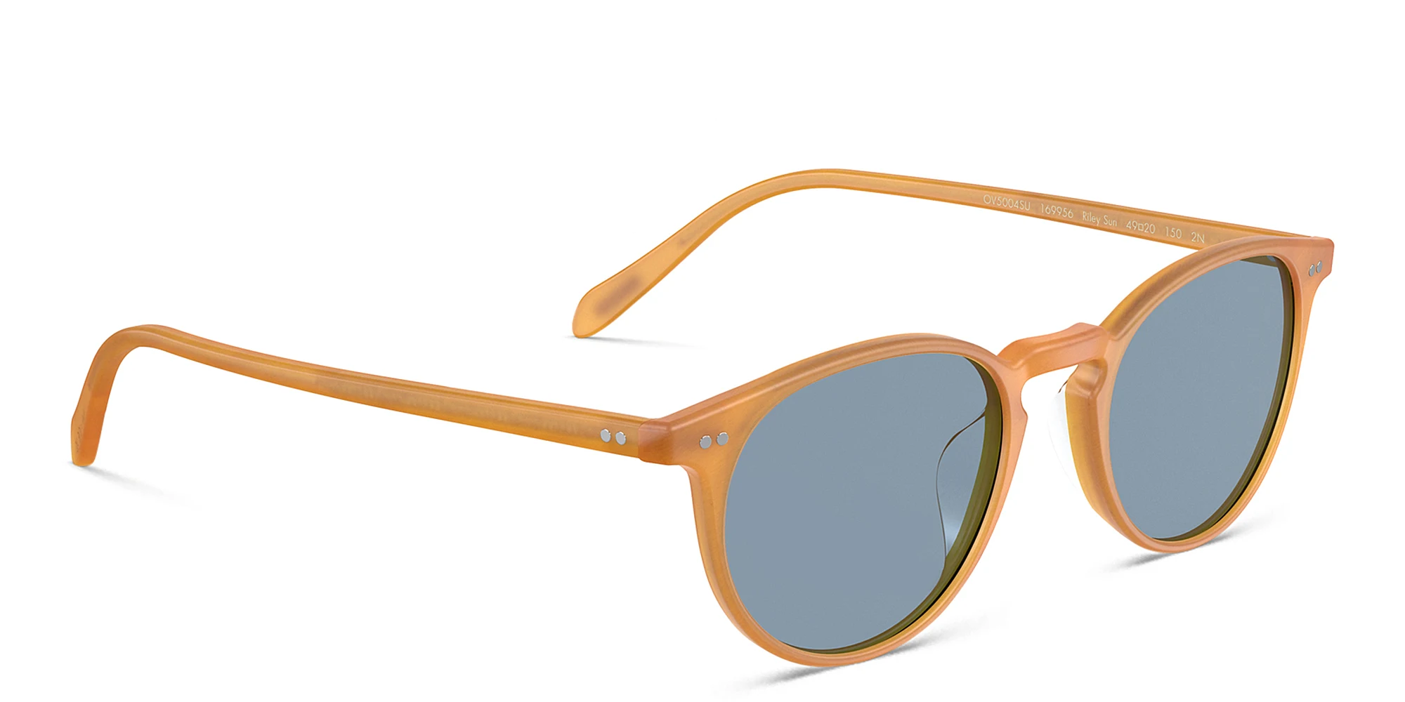 Shop OLIVER PEOPLES Unisex Panthos Sunglasses in Semi-Matte Amber Tortoise online.