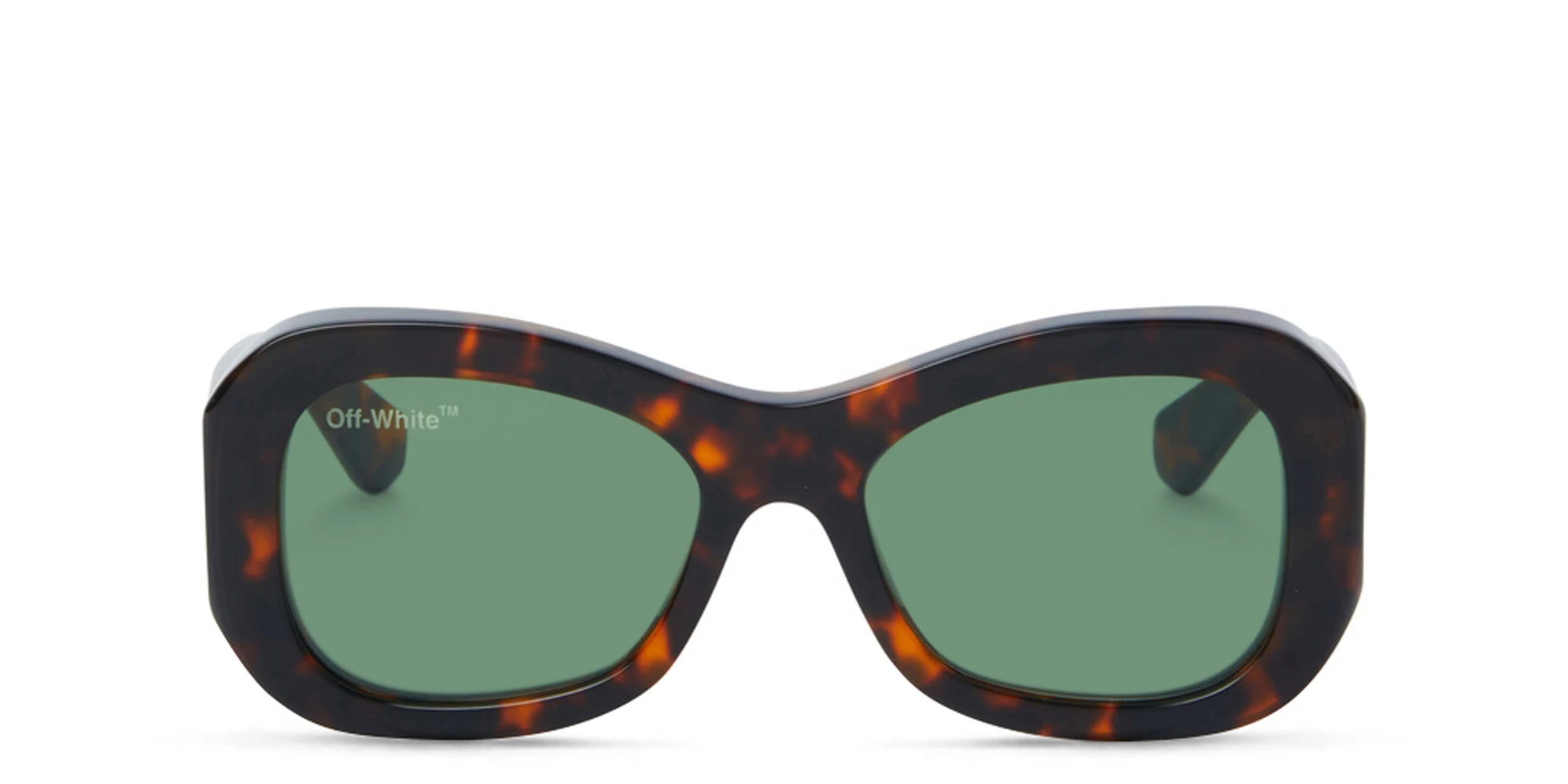 Shop OFF WHITE Unisex Round Sunglasses in Havana online.