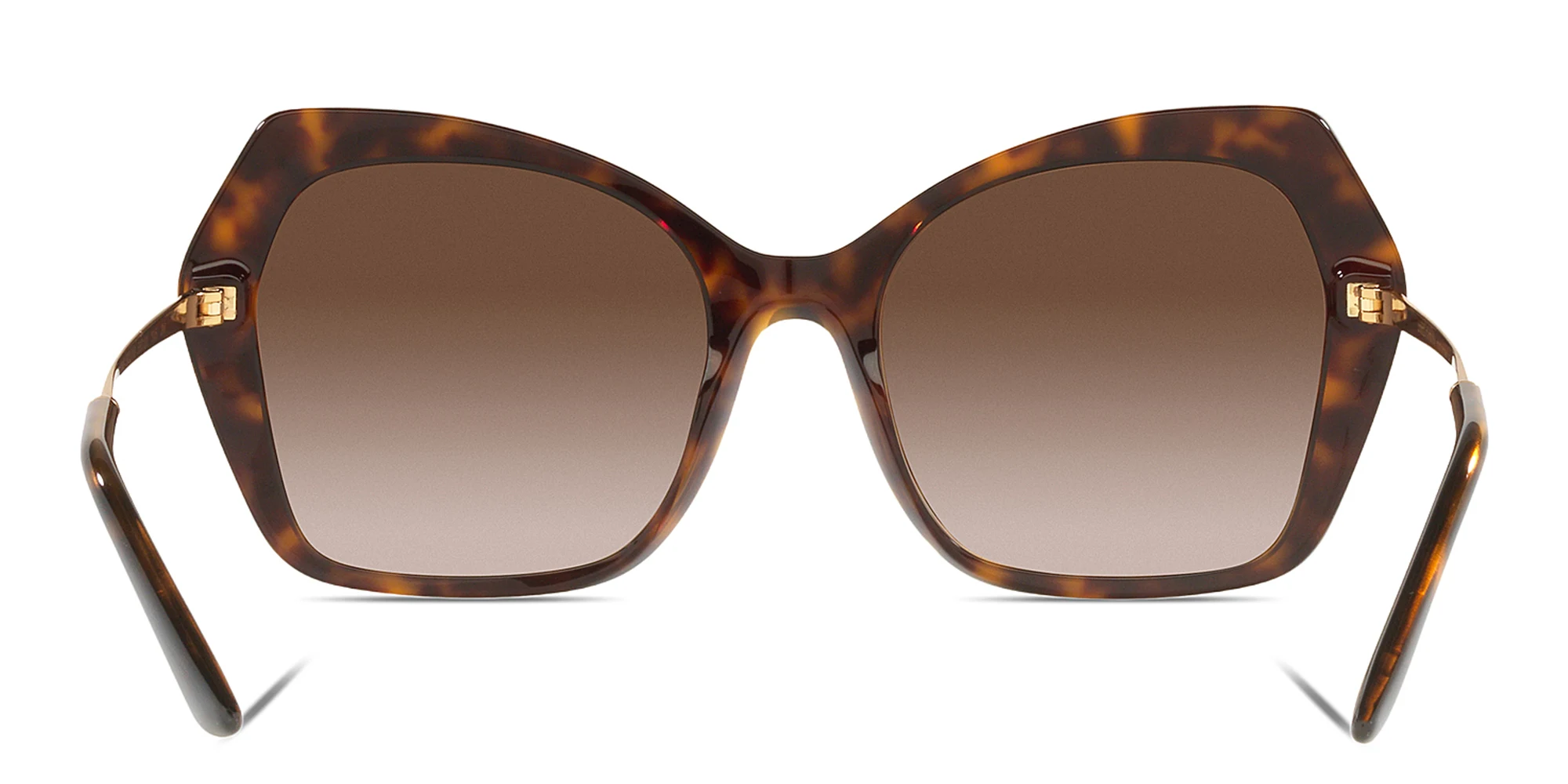Shop Dolce & Gabbana Cat-Eye Sunglasses in Gold online.