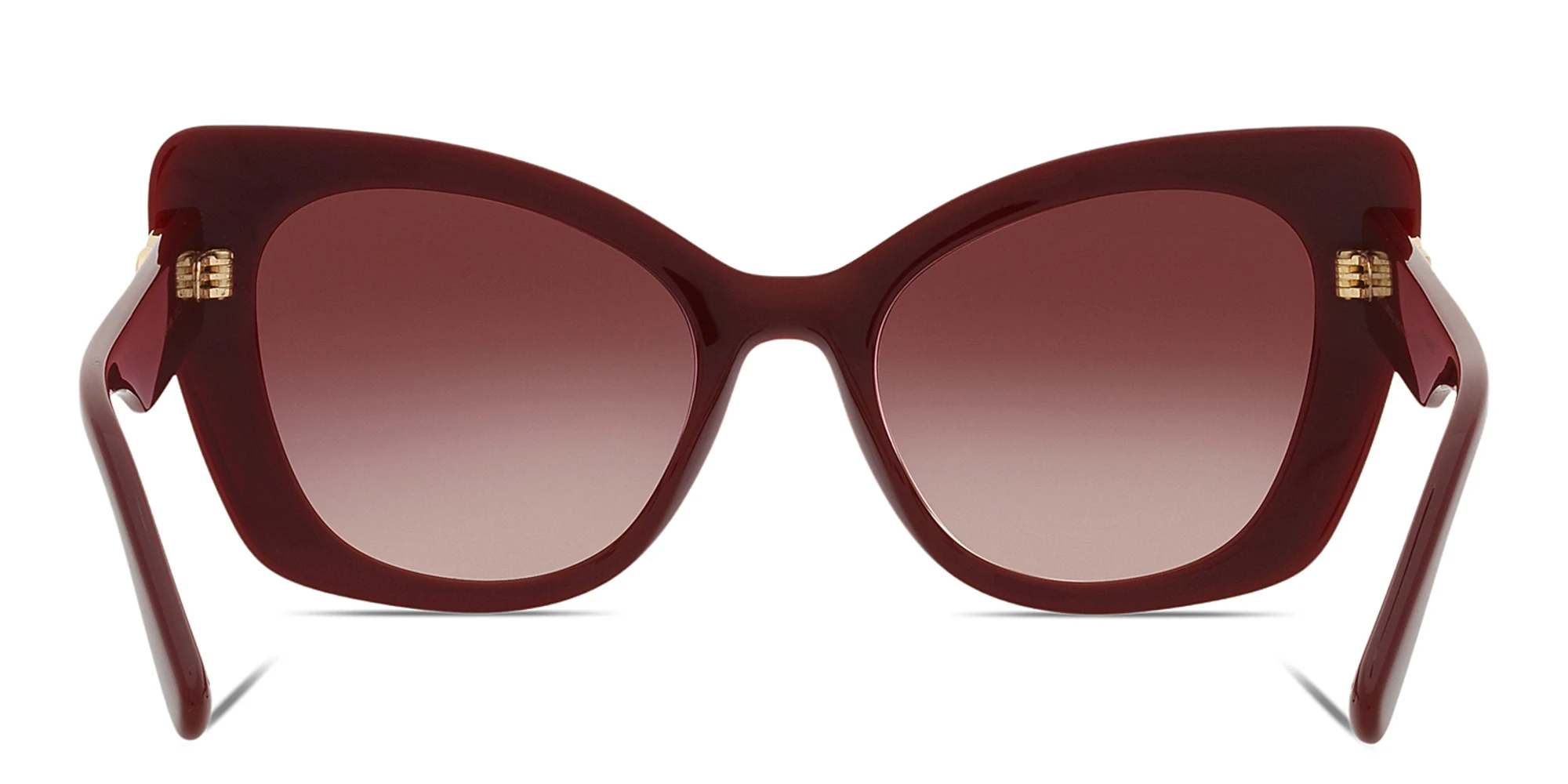 Shop Dolce & Gabbana Cat-Eye Sunglasses in Bordeaux online.