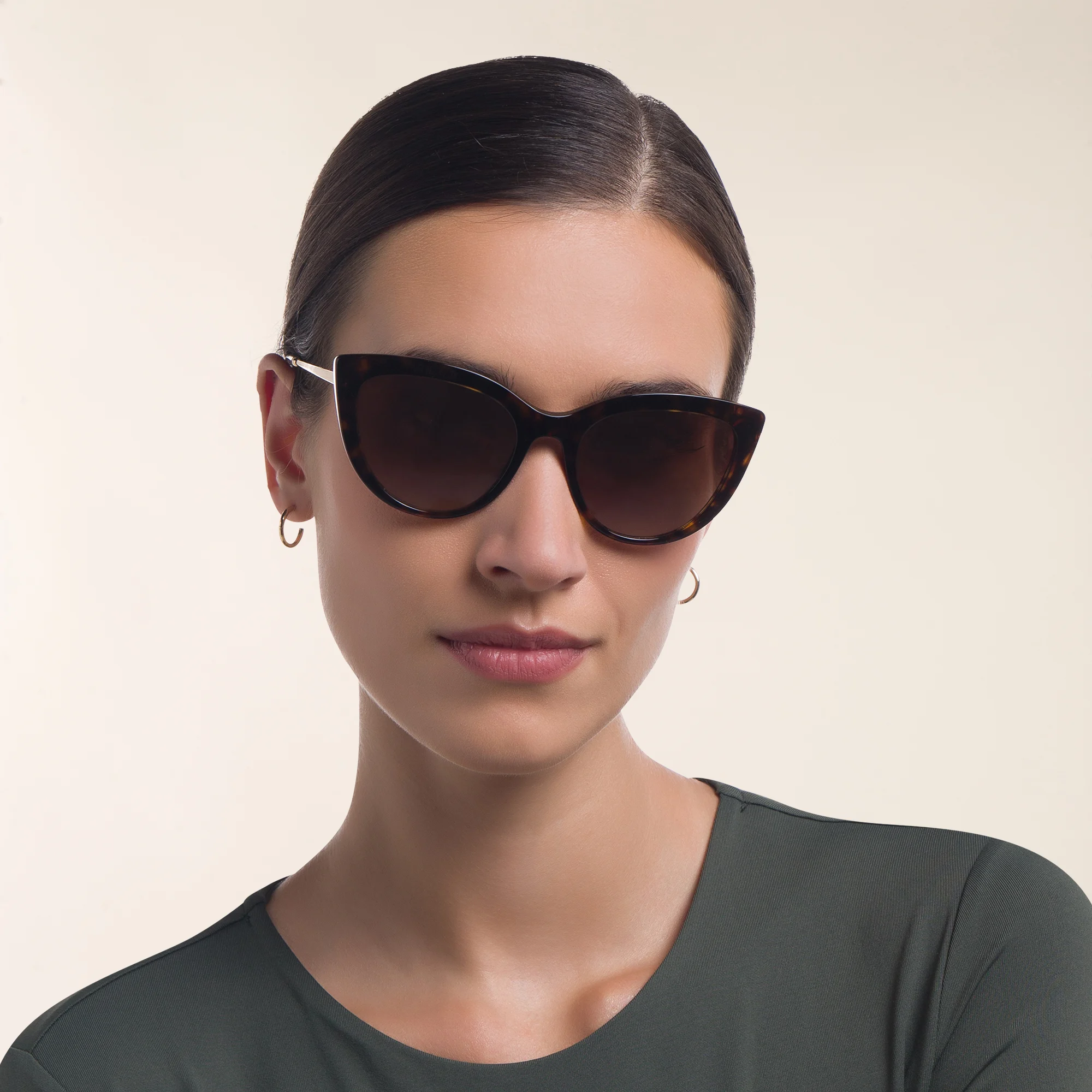 Shop Dolce & Gabbana Butterfly Sunglasses in Havana online.