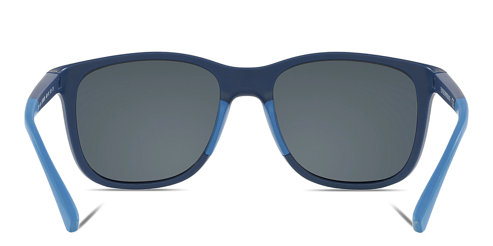 Shop Emporio Armani Kids Pillow Sunglasses in Matte Blue online.