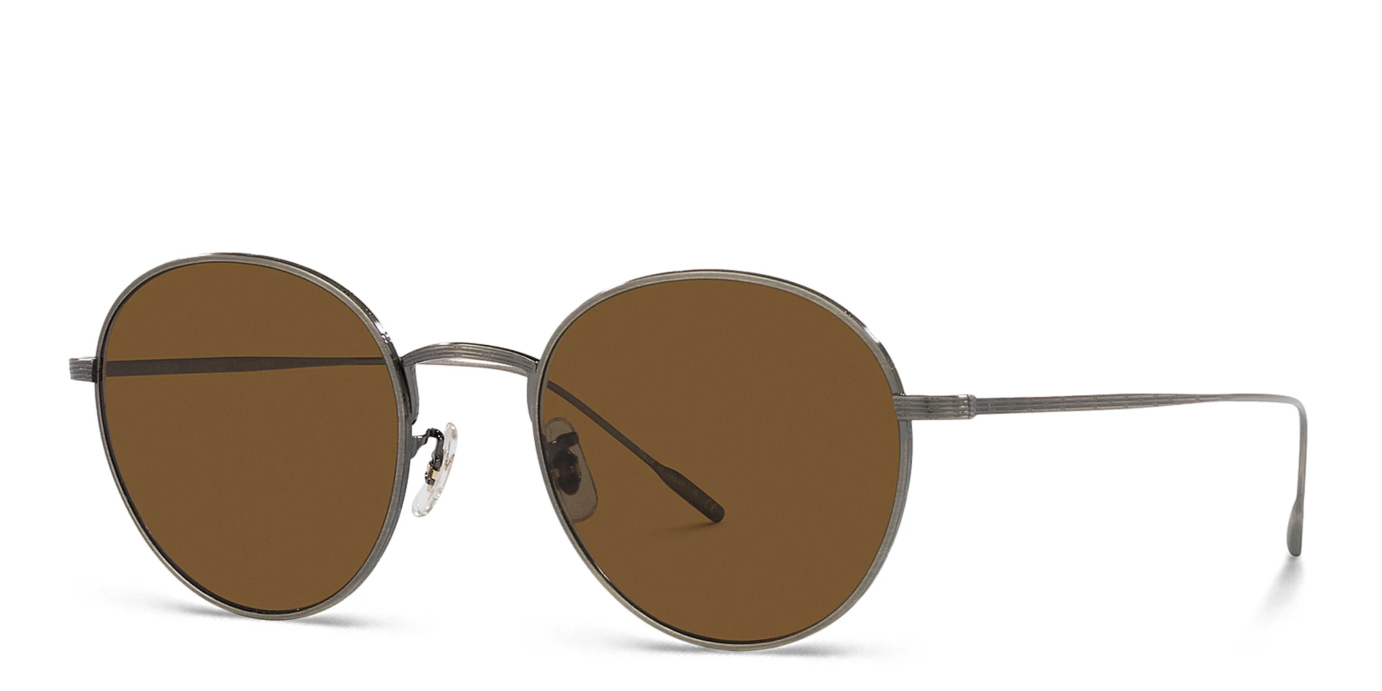 Shop OLIVER PEOPLES Unisex Panthos Sunglasses in Antique Pewter online.