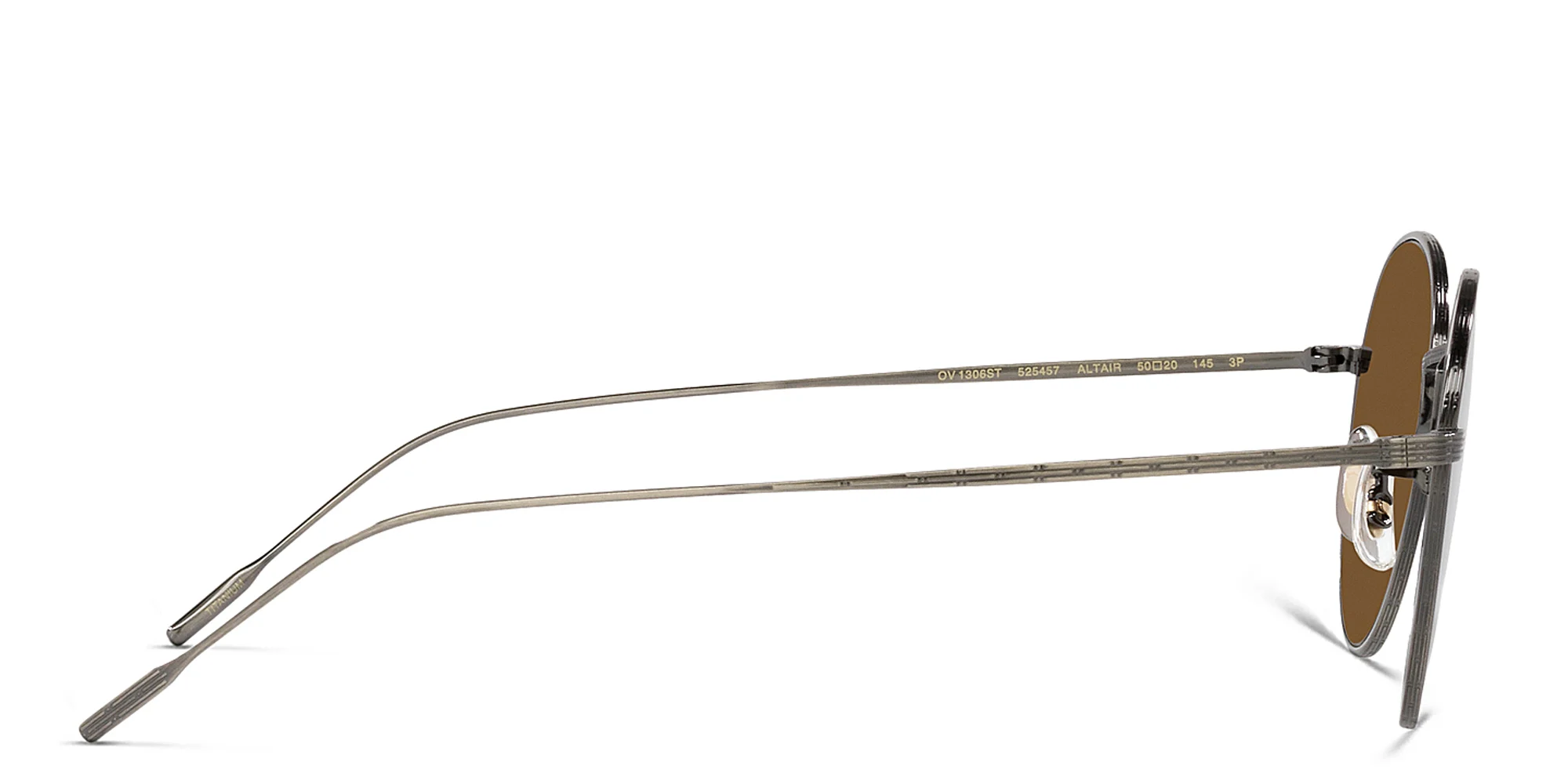 Shop OLIVER PEOPLES Unisex Panthos Sunglasses in Antique Pewter online.