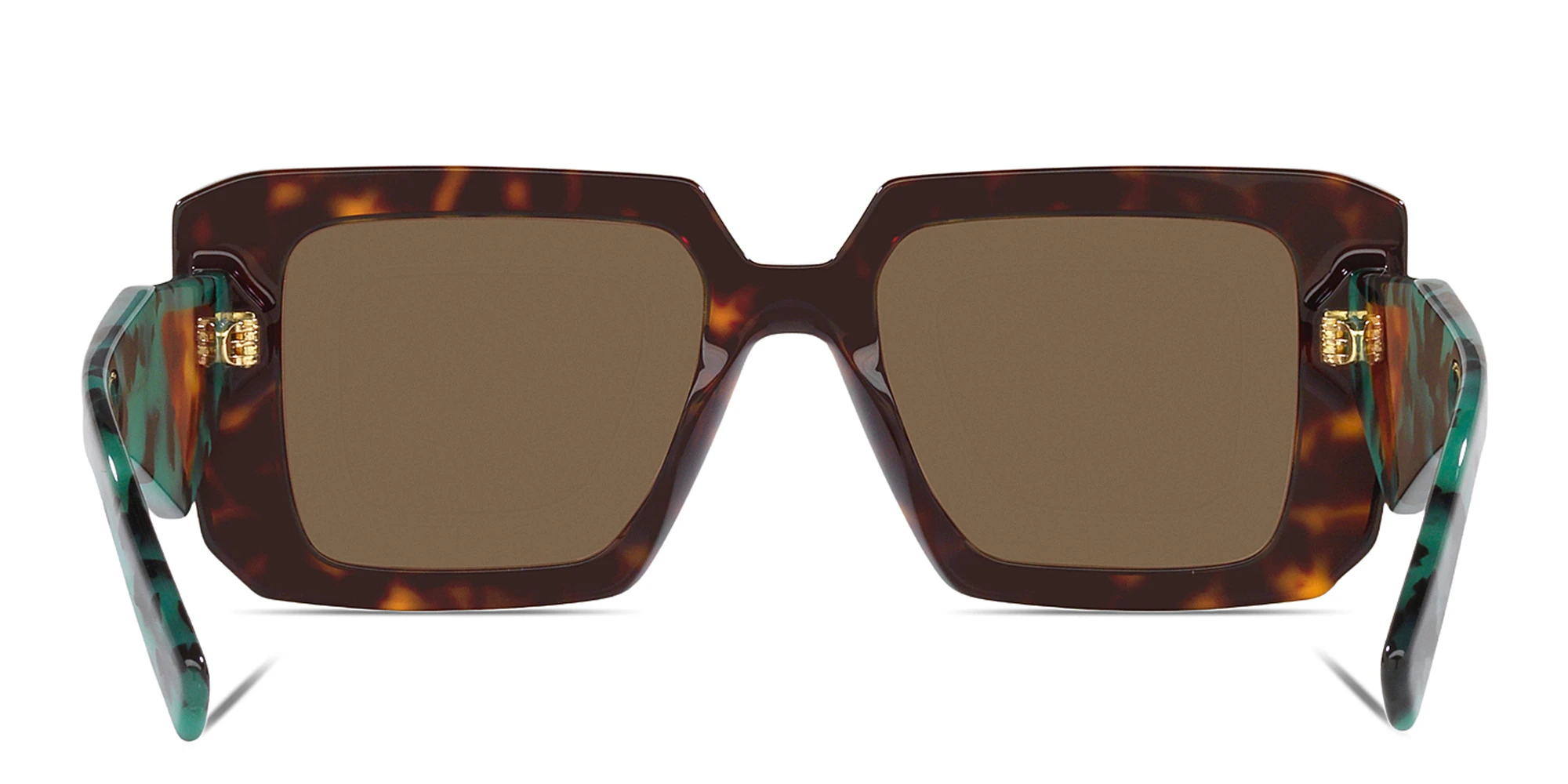 Shop PRADA Square Sunglasses in Tortoise online.