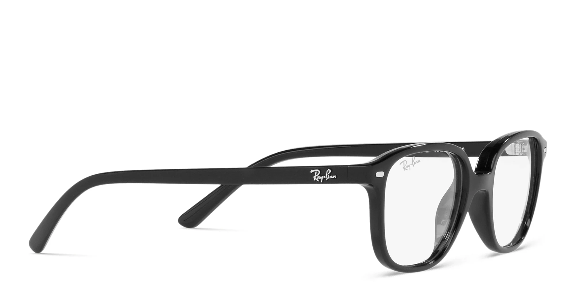 Shop Ray-Ban Junior Kids Square Eyeglasses in Black online.