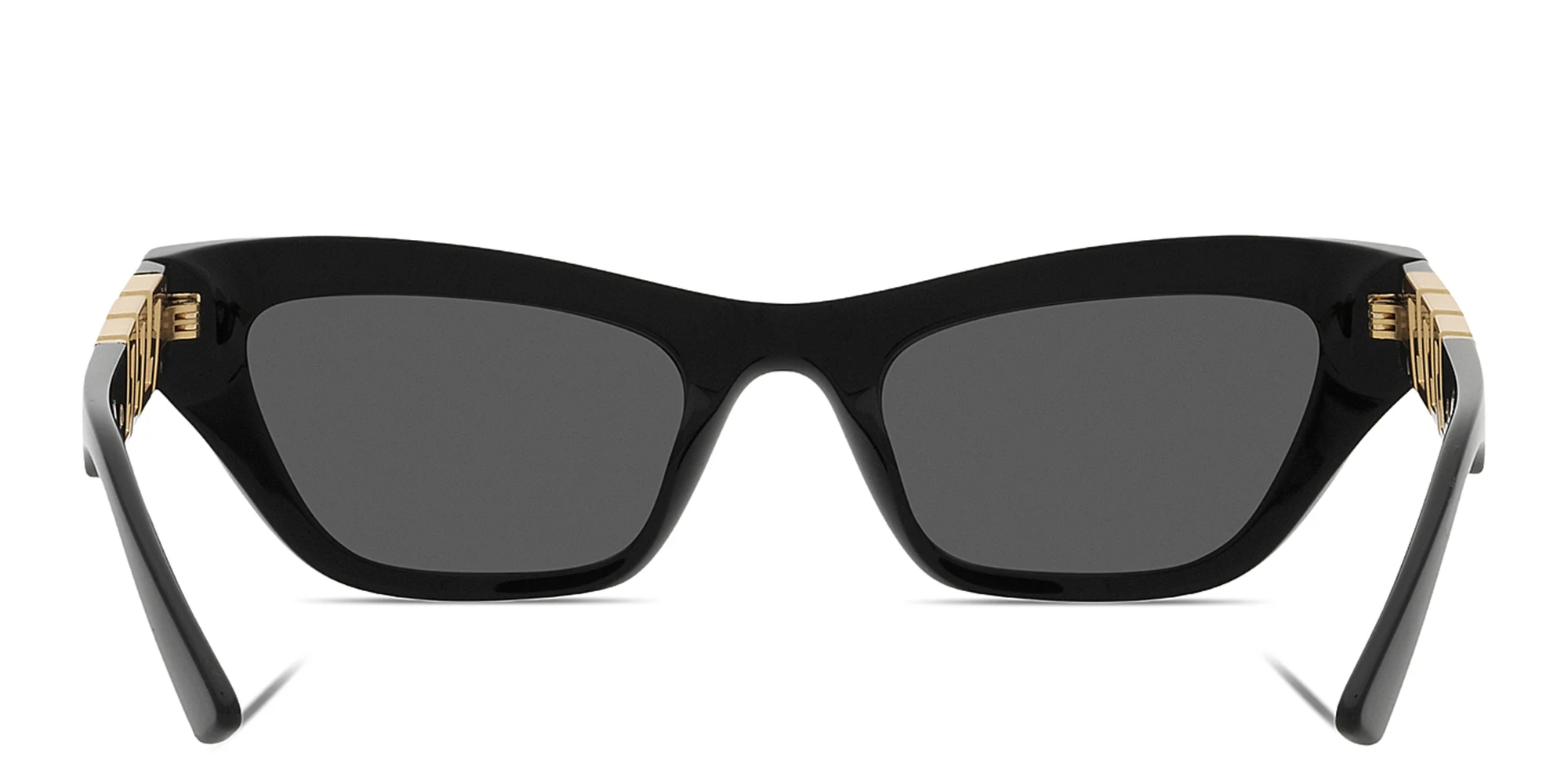 Shop VERSACE Cat-Eye Sunglasses in Black online.