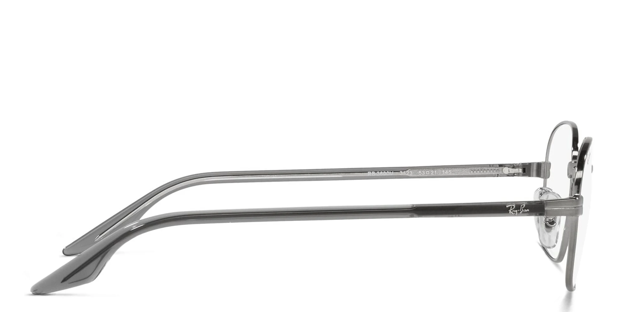 Shop Ray-Ban Unisex Rectangle Eyeglasses in Gunmetal online.