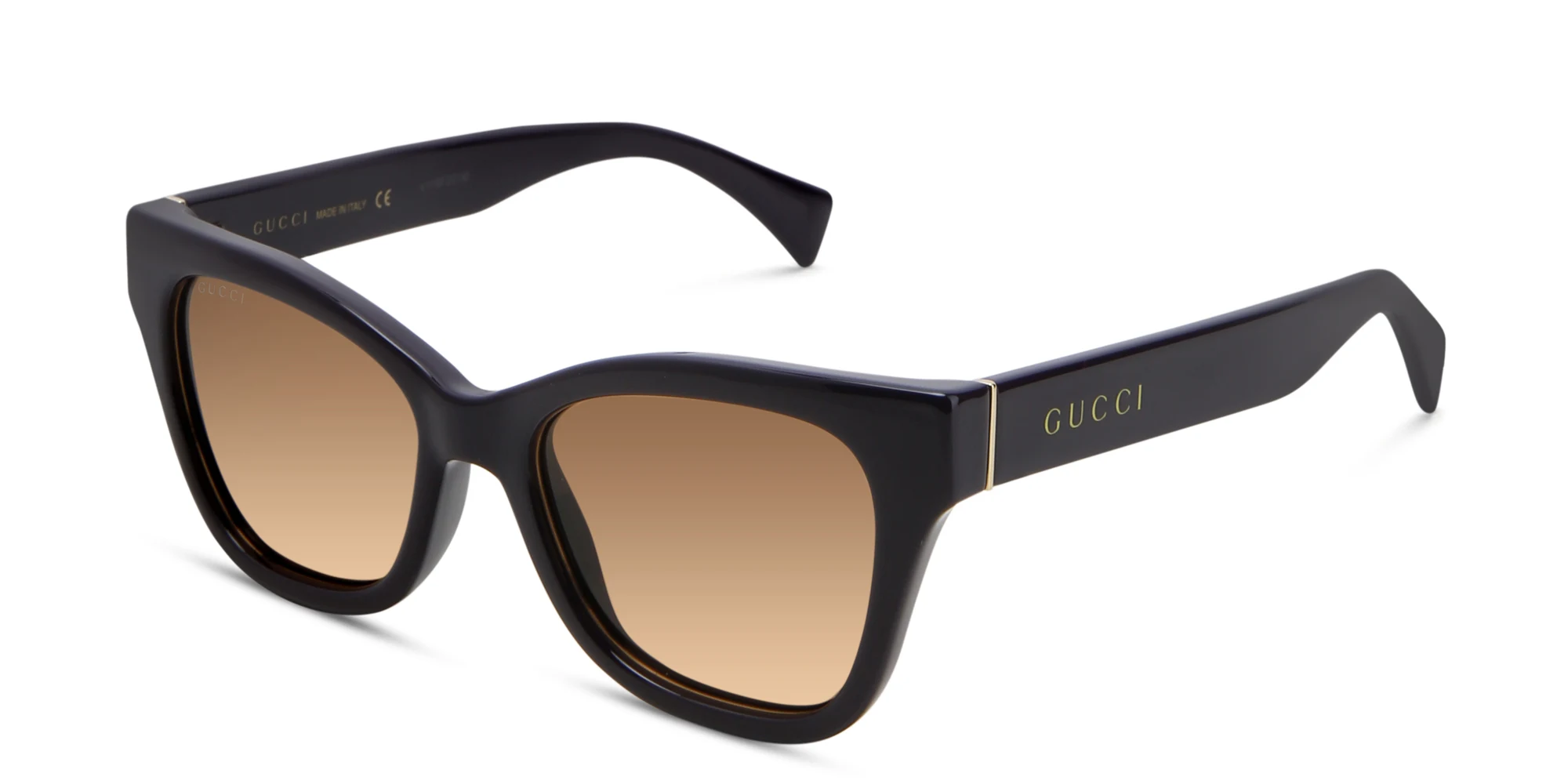 Shop GUCCI Cat Eye Sunglasses in Purple online.