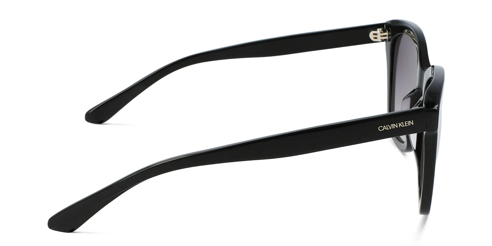 Shop Calvin Klein Square Sunglasses in Black online.