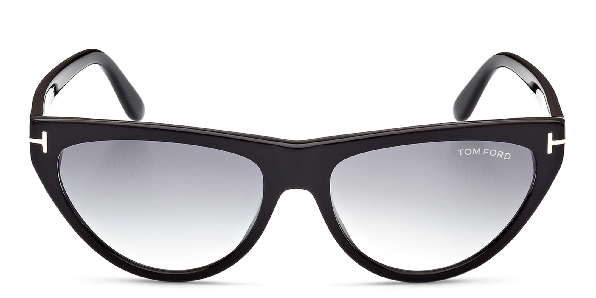 Shop TOM FORD Cat Eye Sunglasses in Shiny Black online.