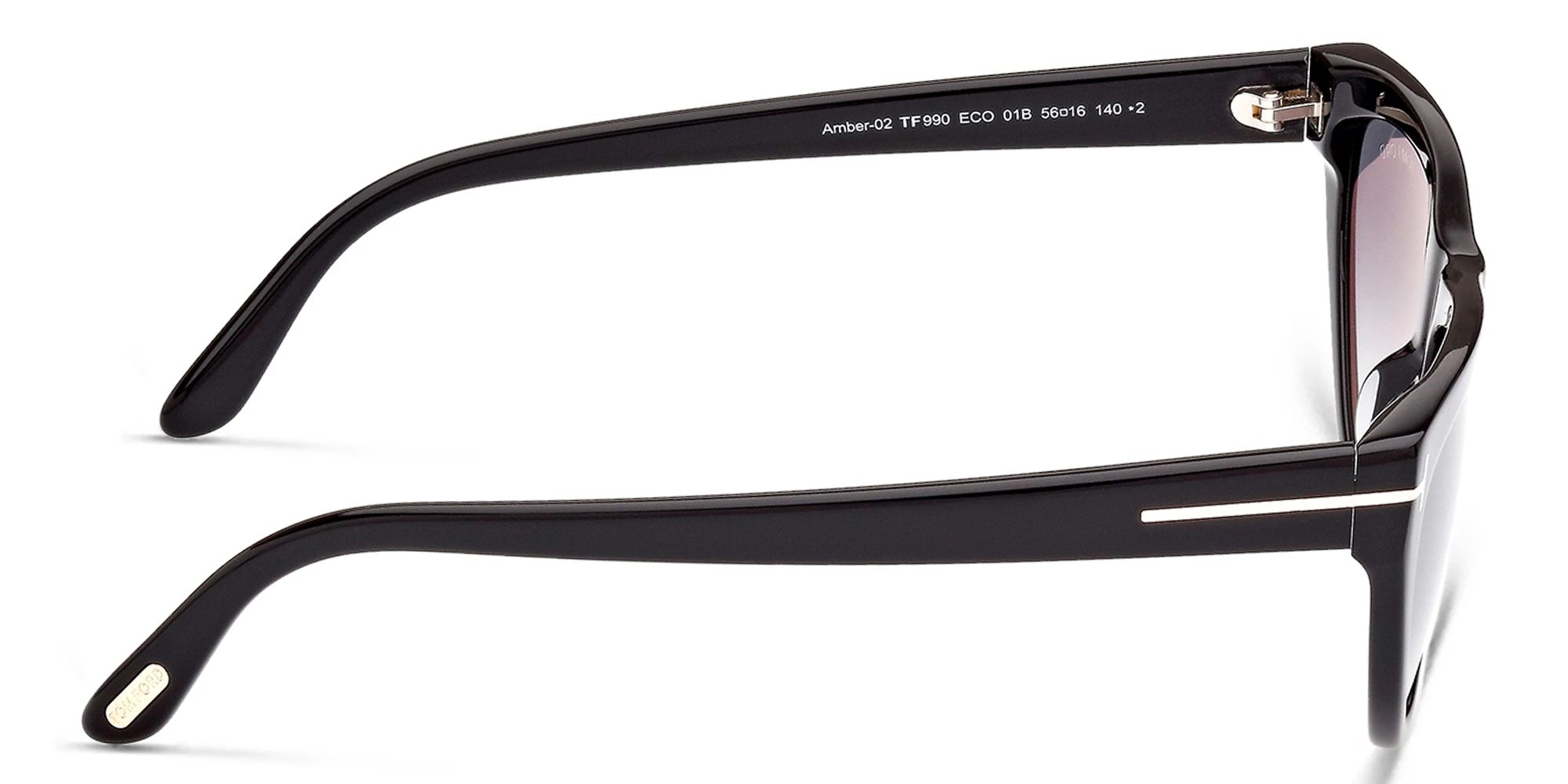 Shop TOM FORD Cat Eye Sunglasses in Shiny Black online.