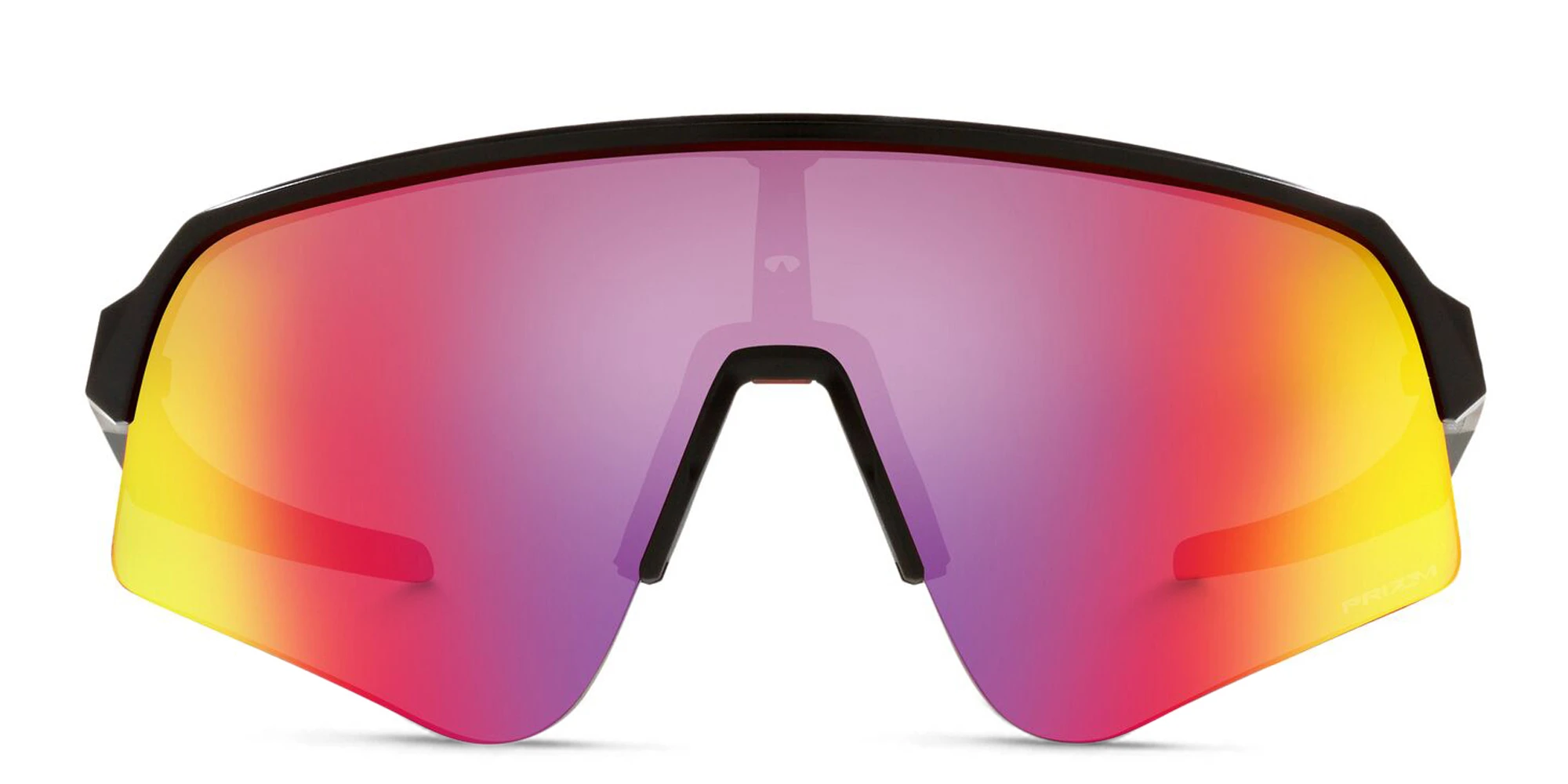 Shop Oakley Sutro Lite Sweep Half-Rim Rectangle Sunglasses in Black online.