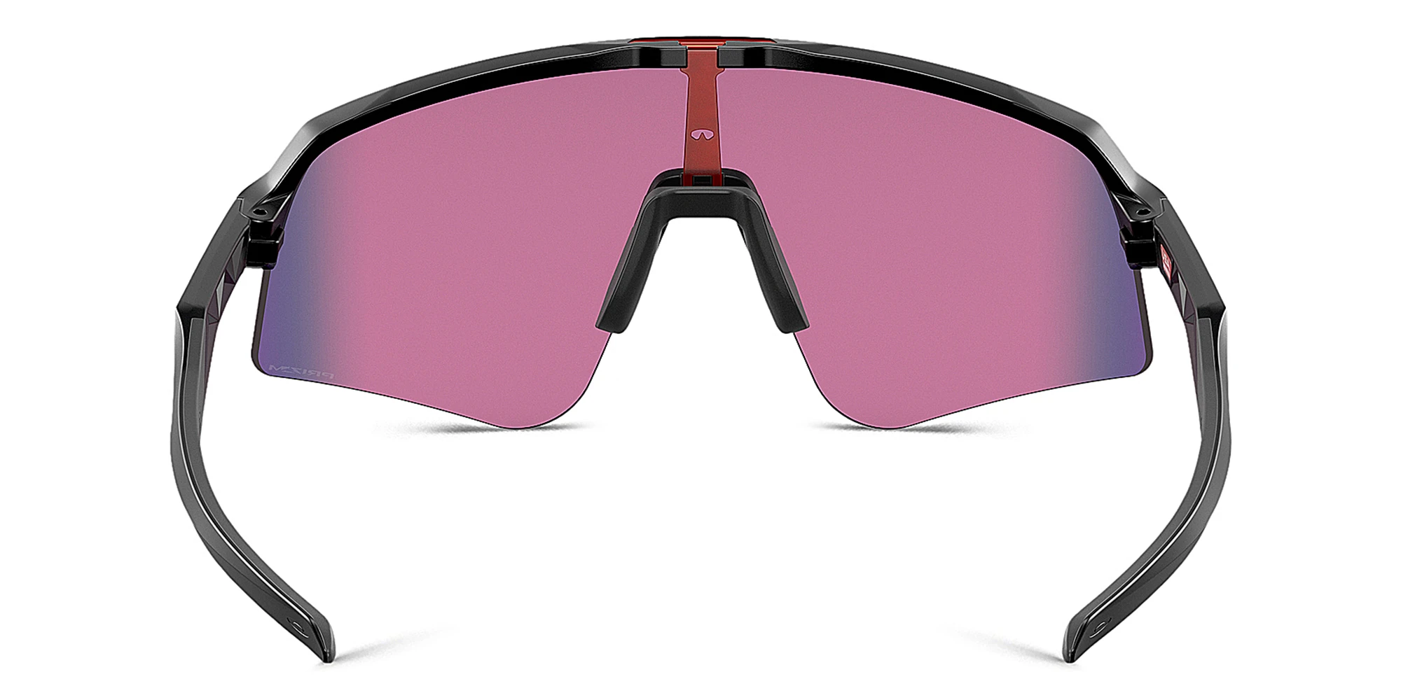 Shop Oakley Sutro Lite Sweep Half-Rim Rectangle Sunglasses in Black online.