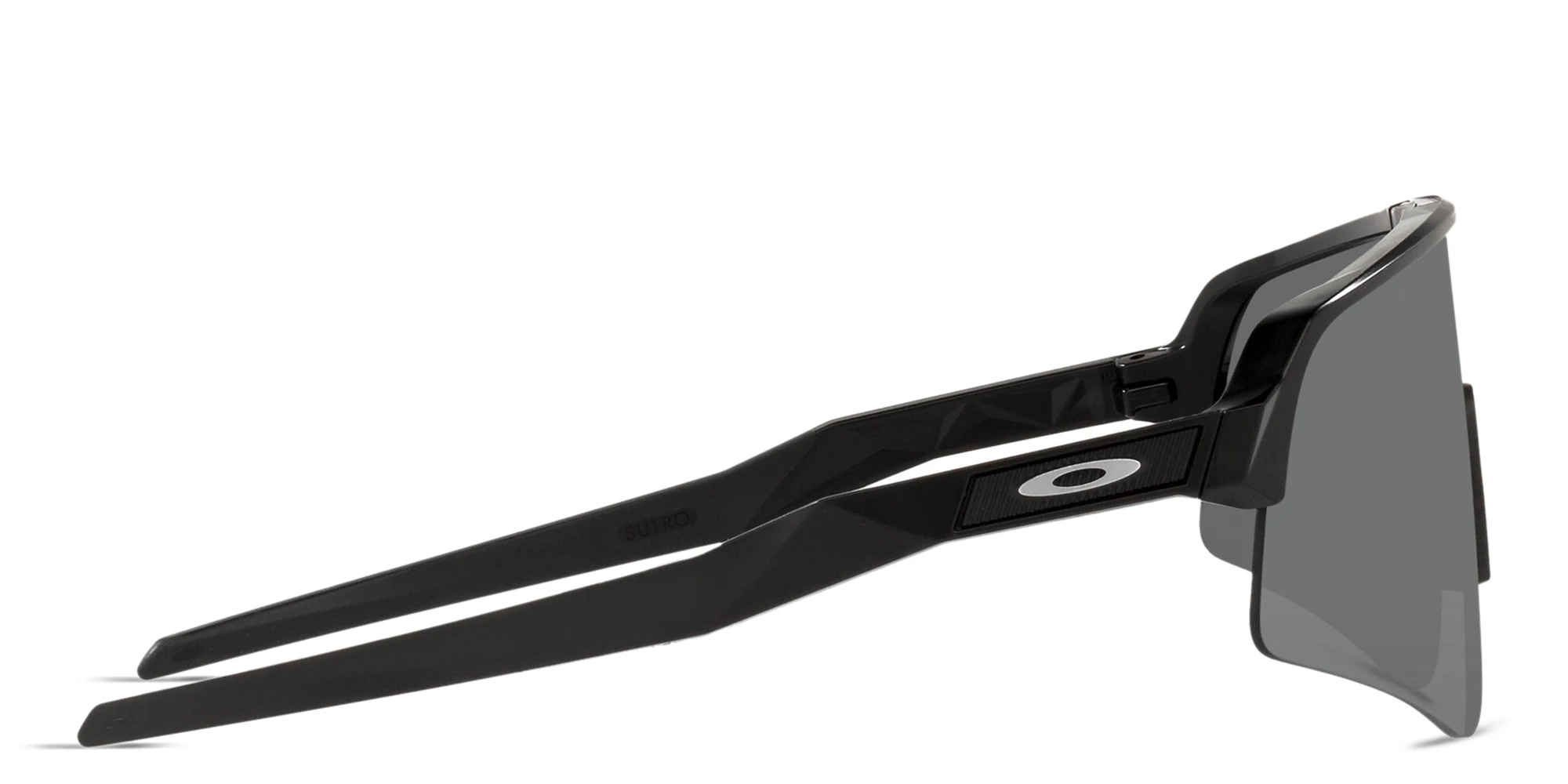 Shop Oakley Sutro Lite Sweep Half-Rim Rectangle Sunglasses in Black online.