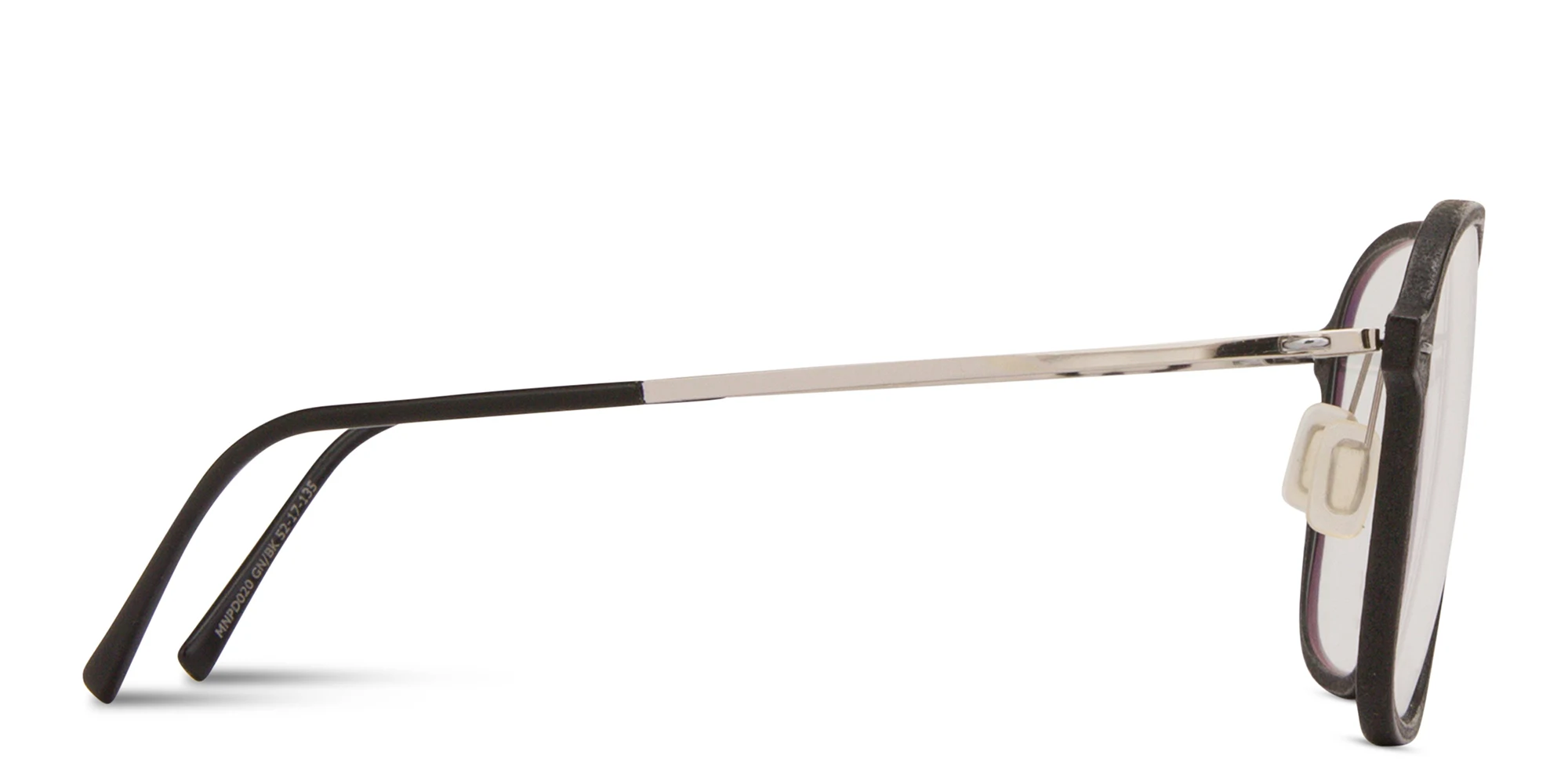 Shop MONOGRAM Square Eyeglasses in Black online.