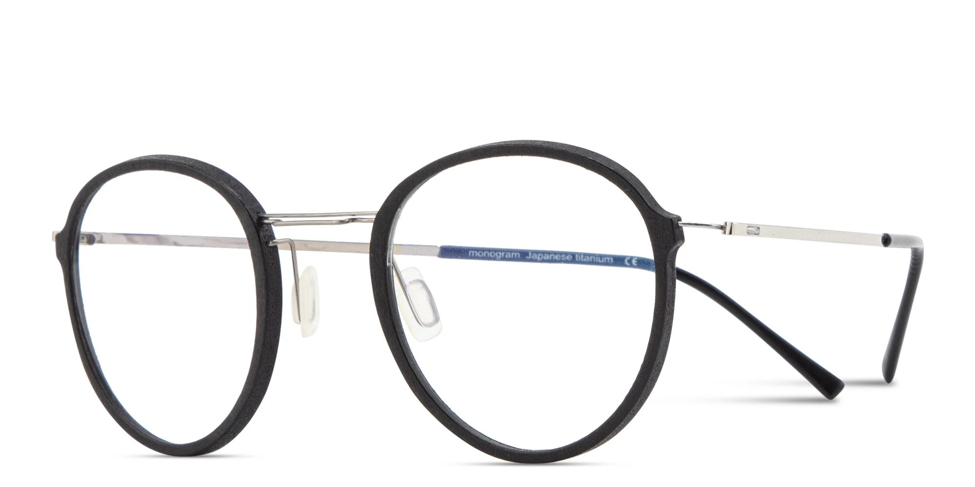 Shop MONOGRAM Unisex Panthos Eyeglasses in Black online.