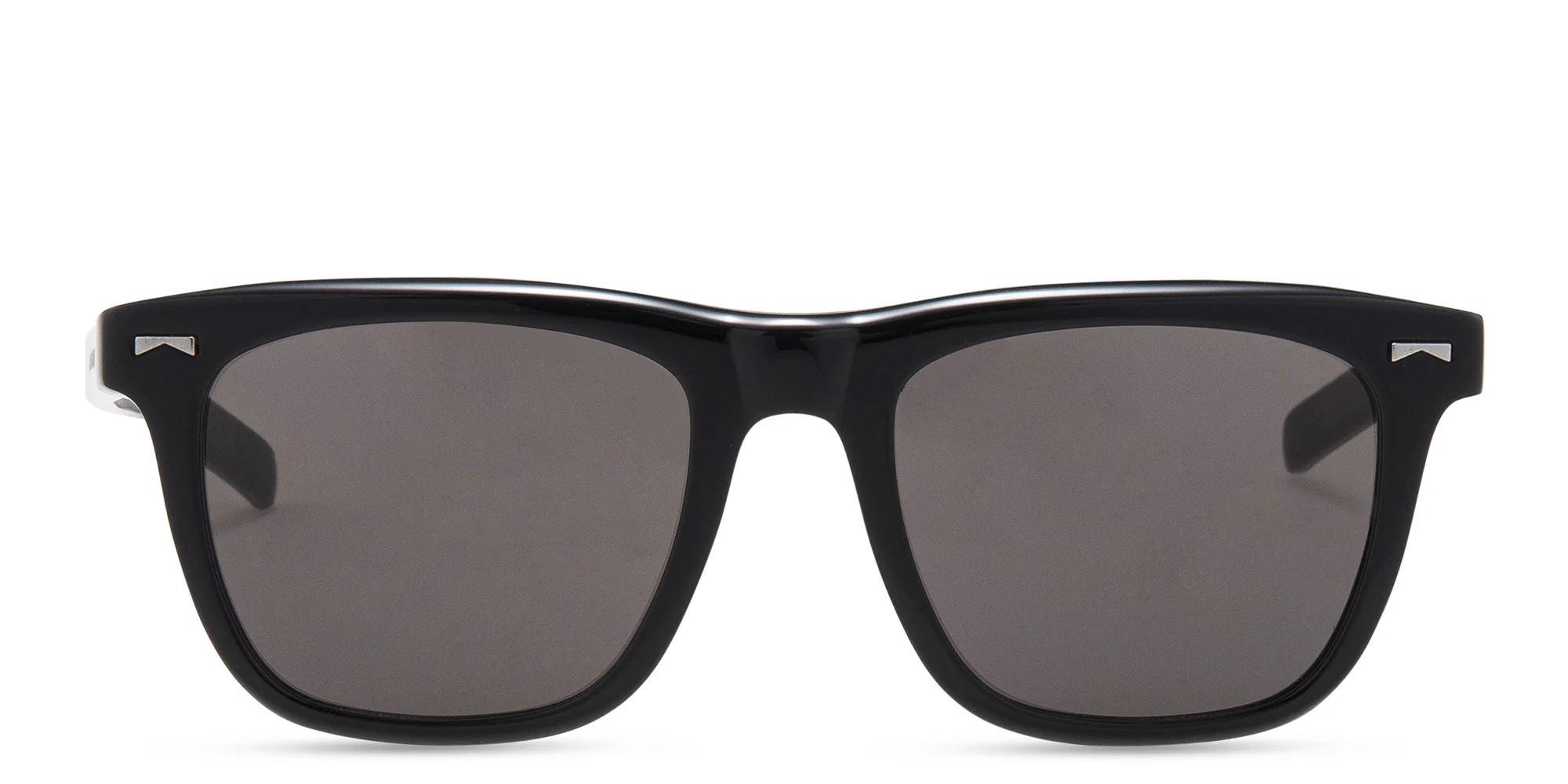 Shop MONTBLANC Square Sunglasses in Black online.