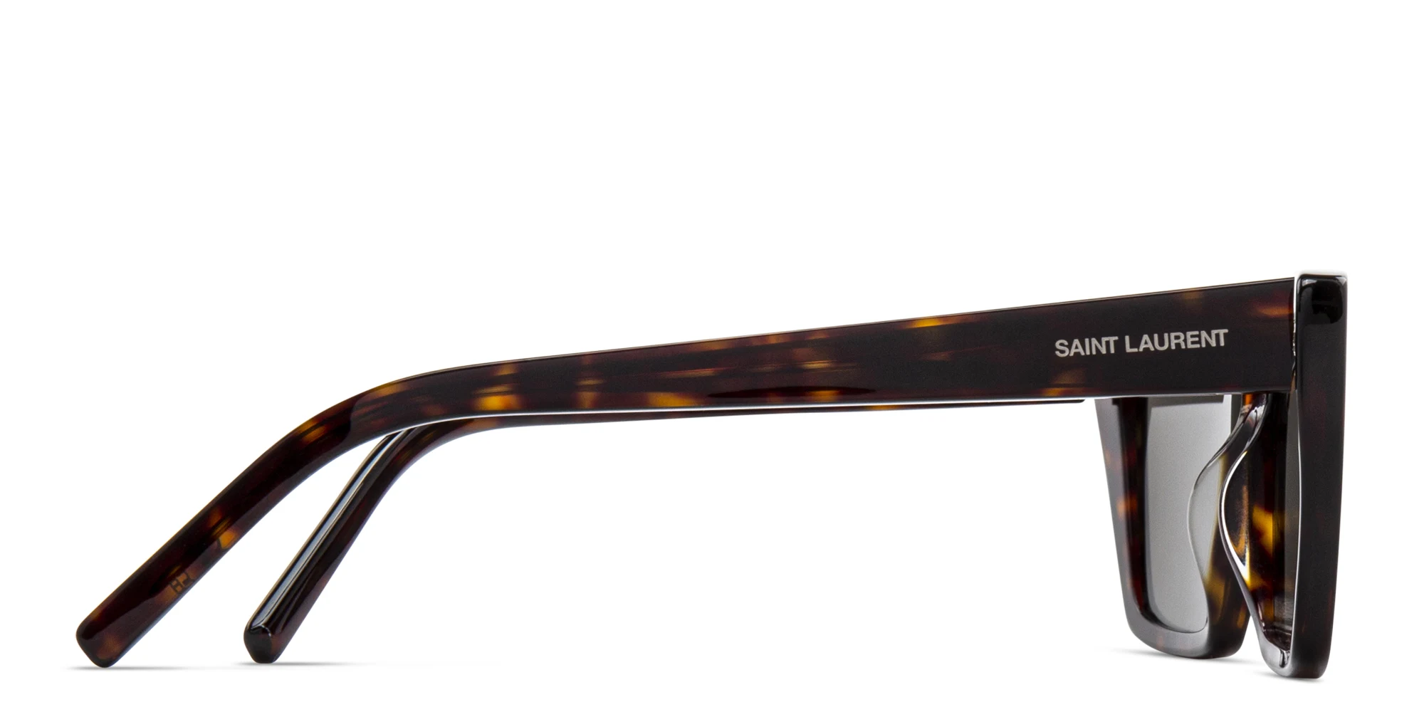 Shop SAINT LAURENT Cat-Eye Sunglasses in Havana online.