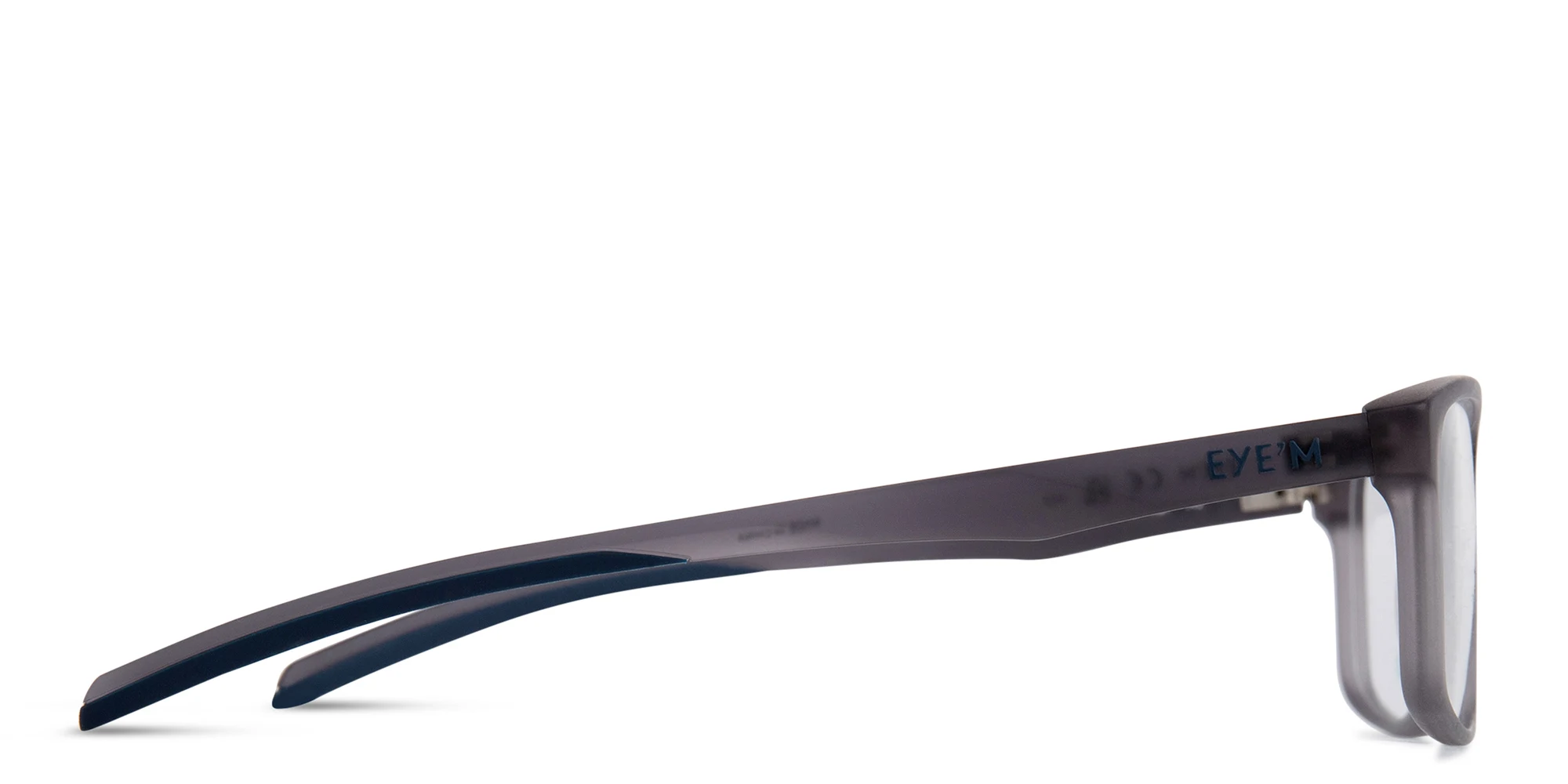 Shop EYE'M Wide Rectangle Eyeglasses in Grey online.