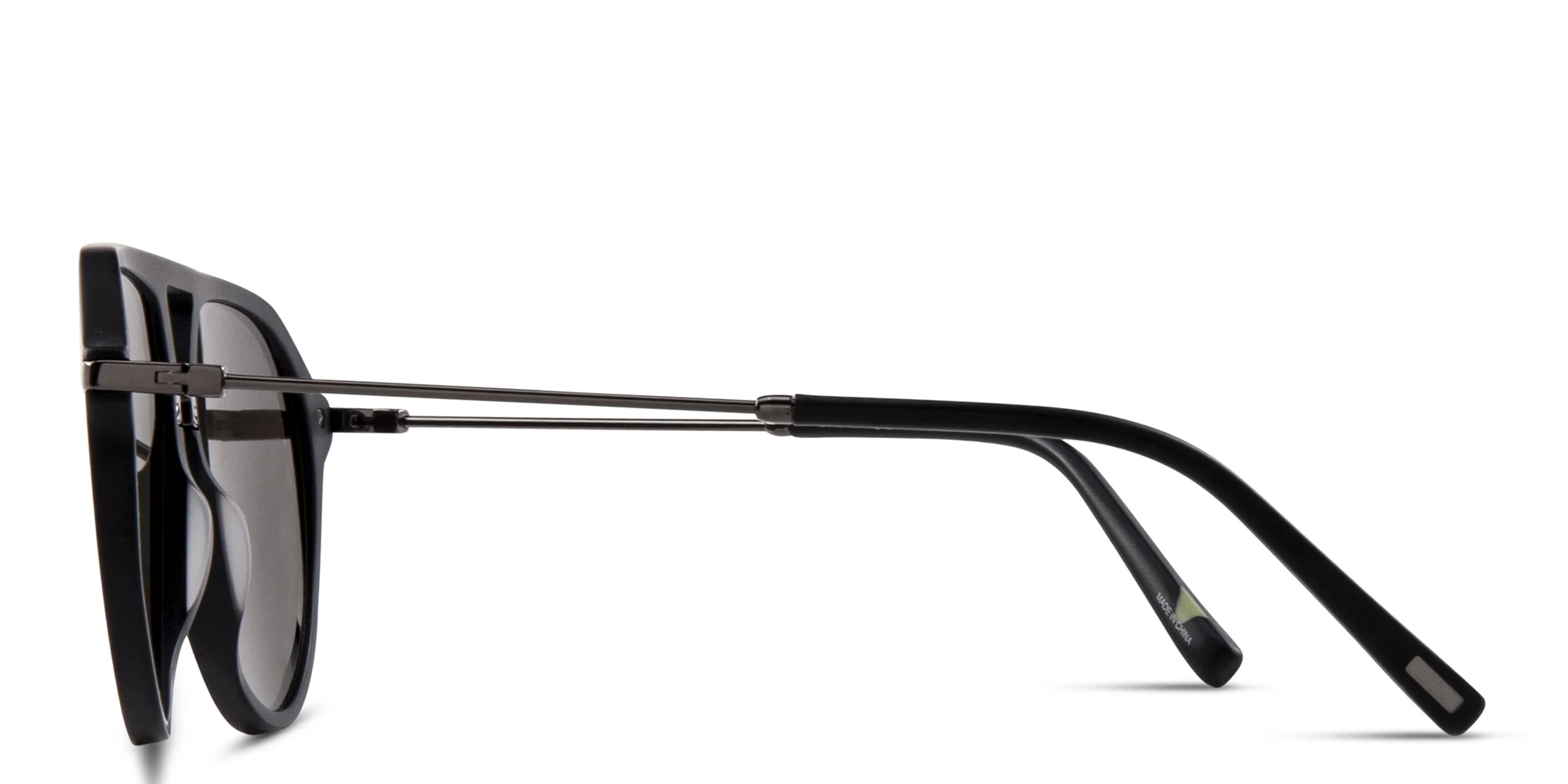 Shop EYE'M Aviator Sunglasses in Black online.
