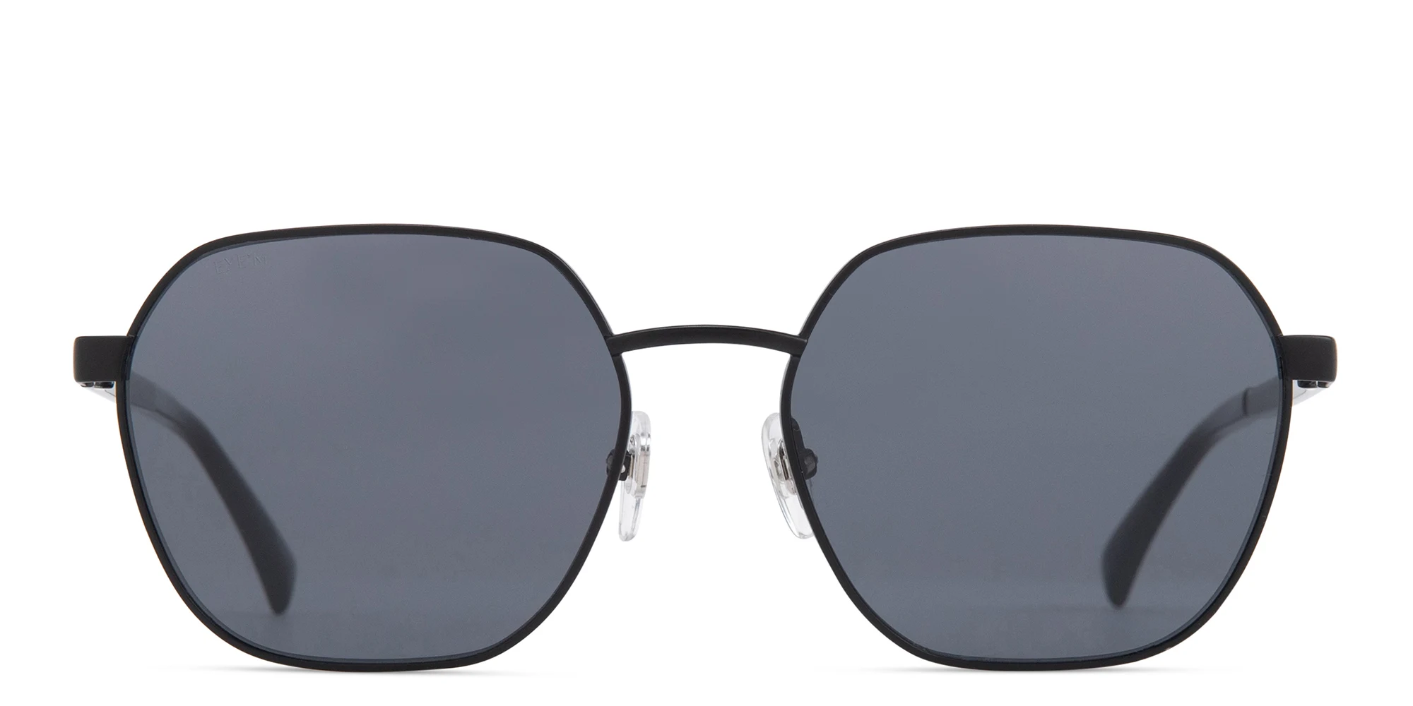 Shop EYE'M Irregular Sunglasses in Black online.