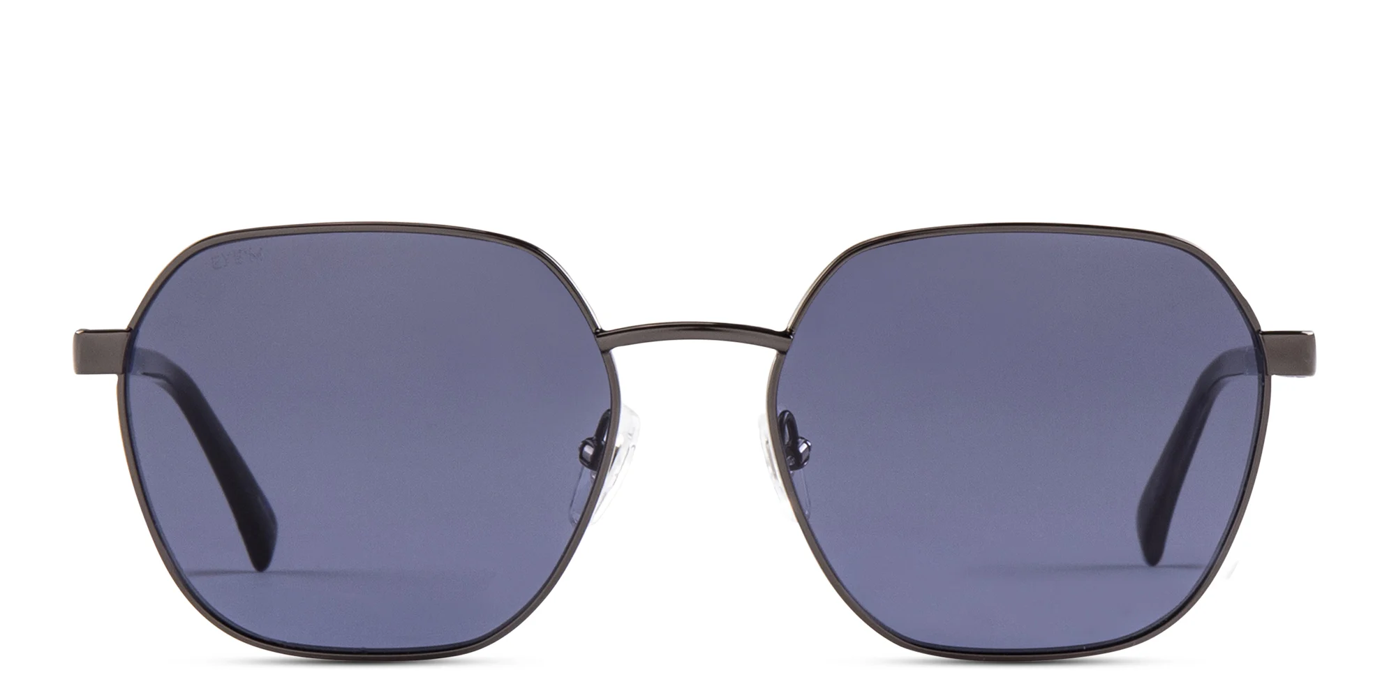 Shop EYE'M Irregular Sunglasses in Silver online.