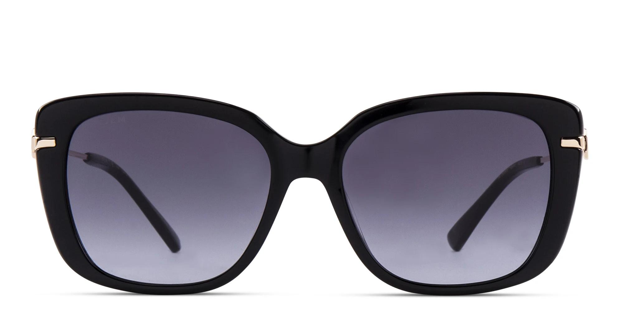 Shop EYE'M Square Sunglasses in Black online.