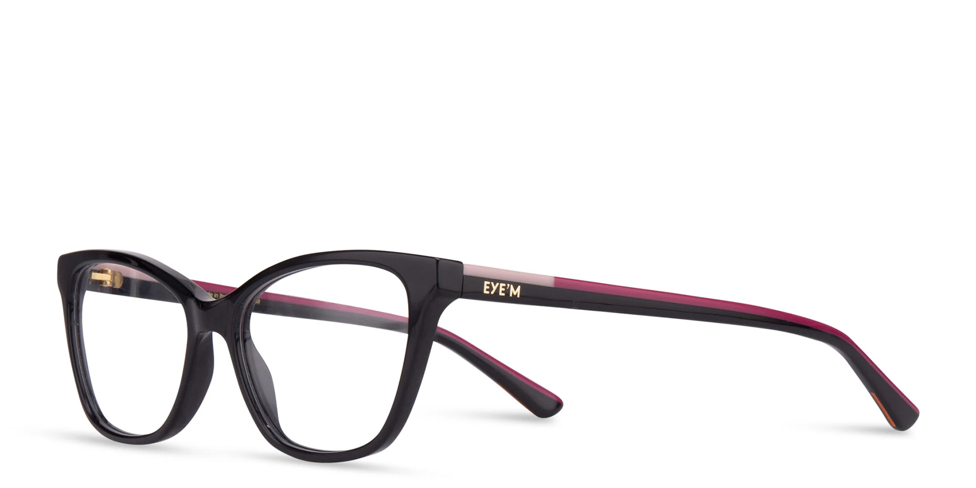 Shop EYE'M Cat-Eye Eyeglasses in Black online.