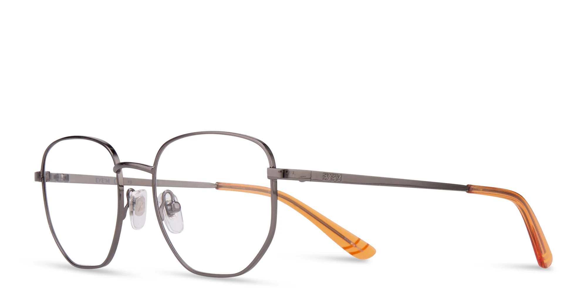 Shop EYE'M Kids Irregular Eyeglasses in Black online.