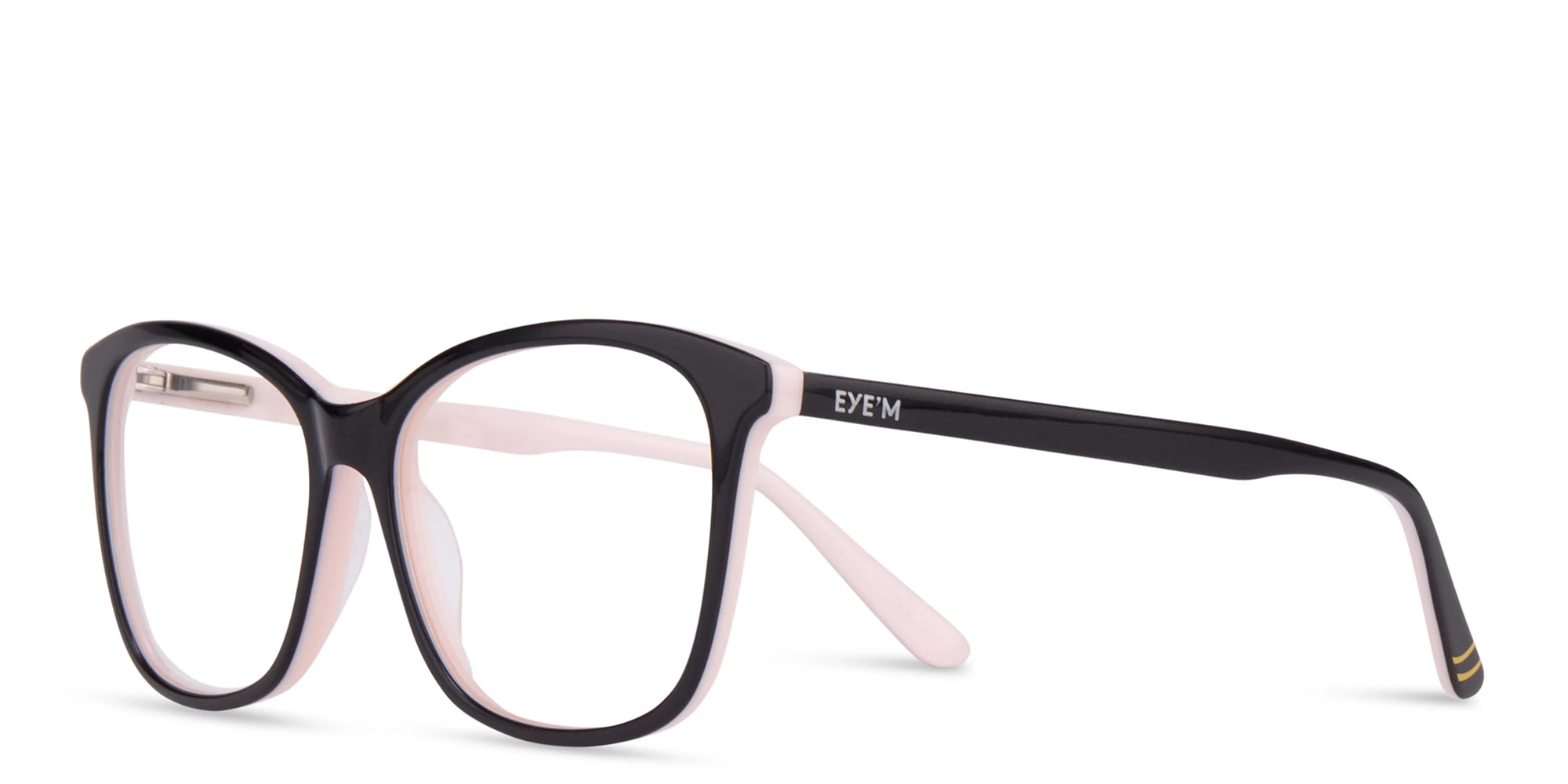 Shop EYE'M Kids Square Eyeglasses in Black online.