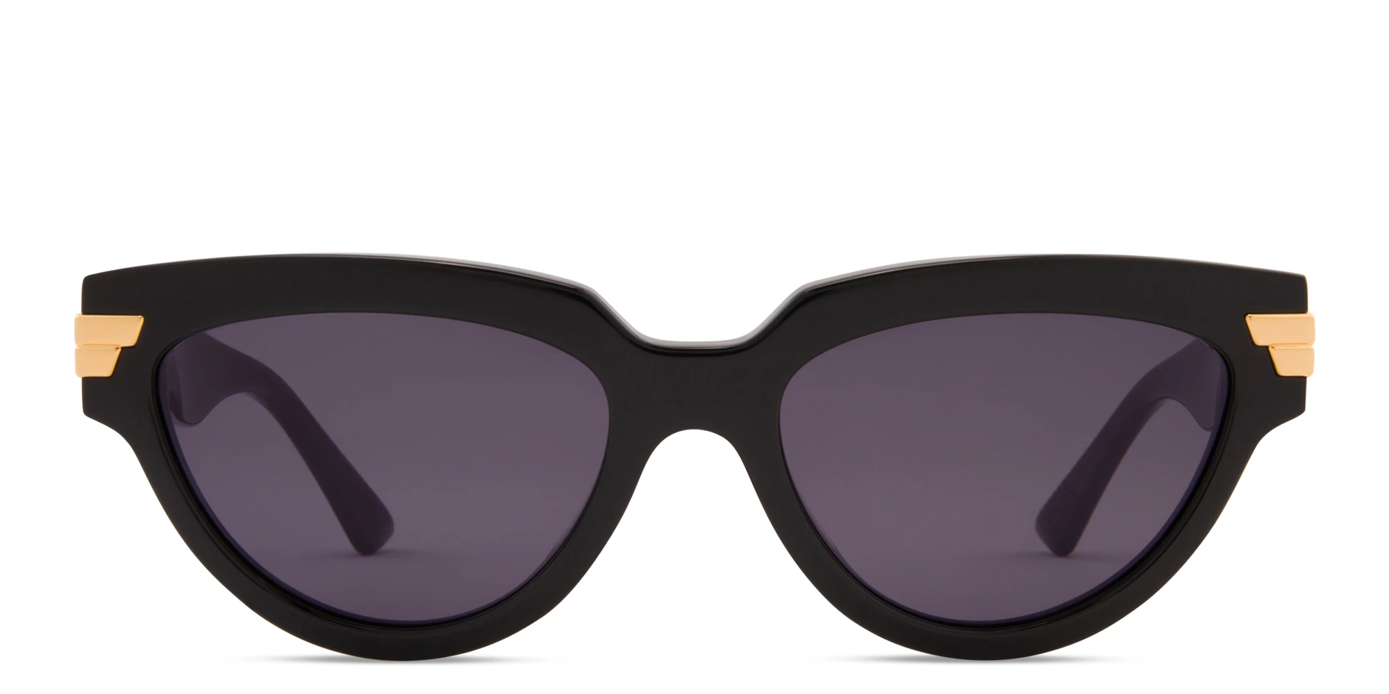 Shop BOTTEGA VENETA Cat-Eye Sunglasses in Black online.