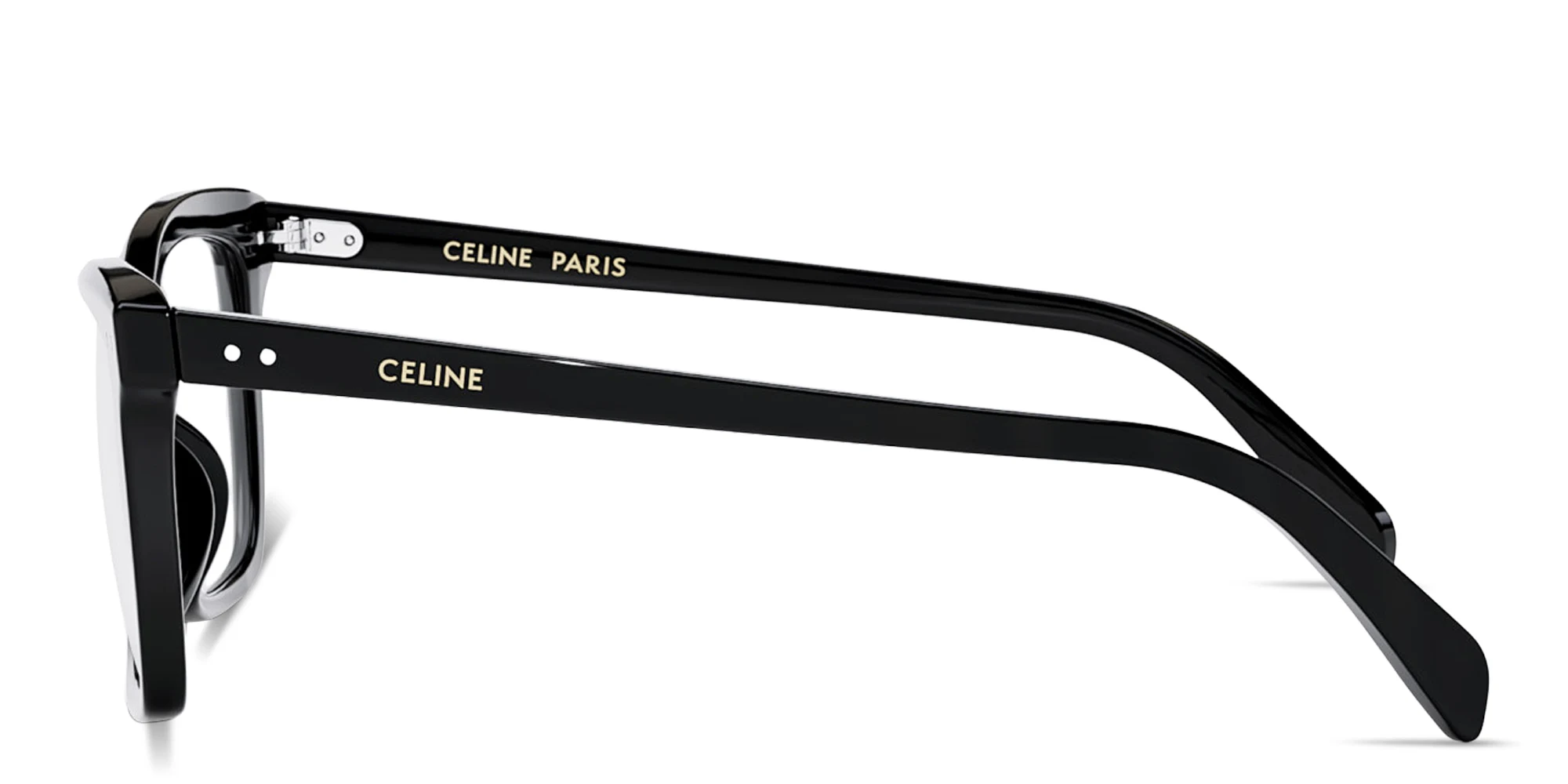 Shop CELINE CELINE Thin Cat Eye Eyeglasses in Black online.