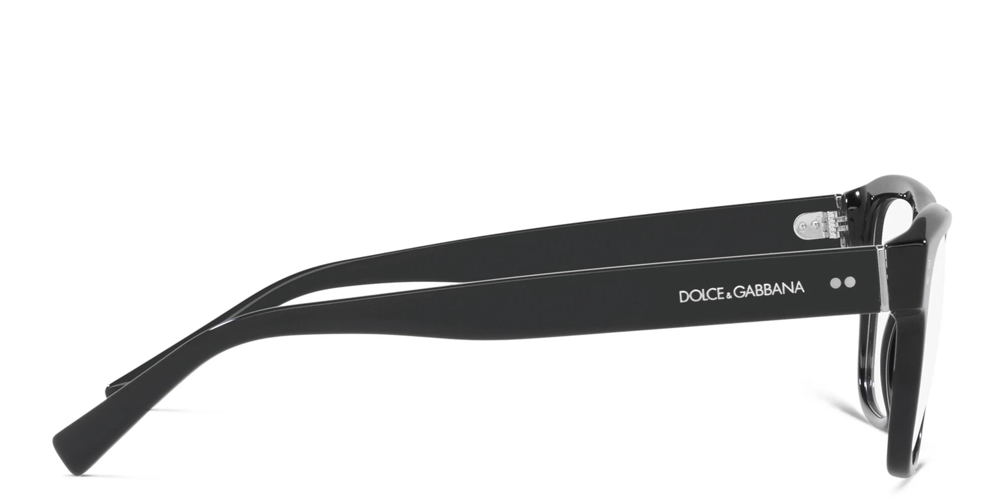 Shop Dolce & Gabbana Square Eyeglasses in Black online.